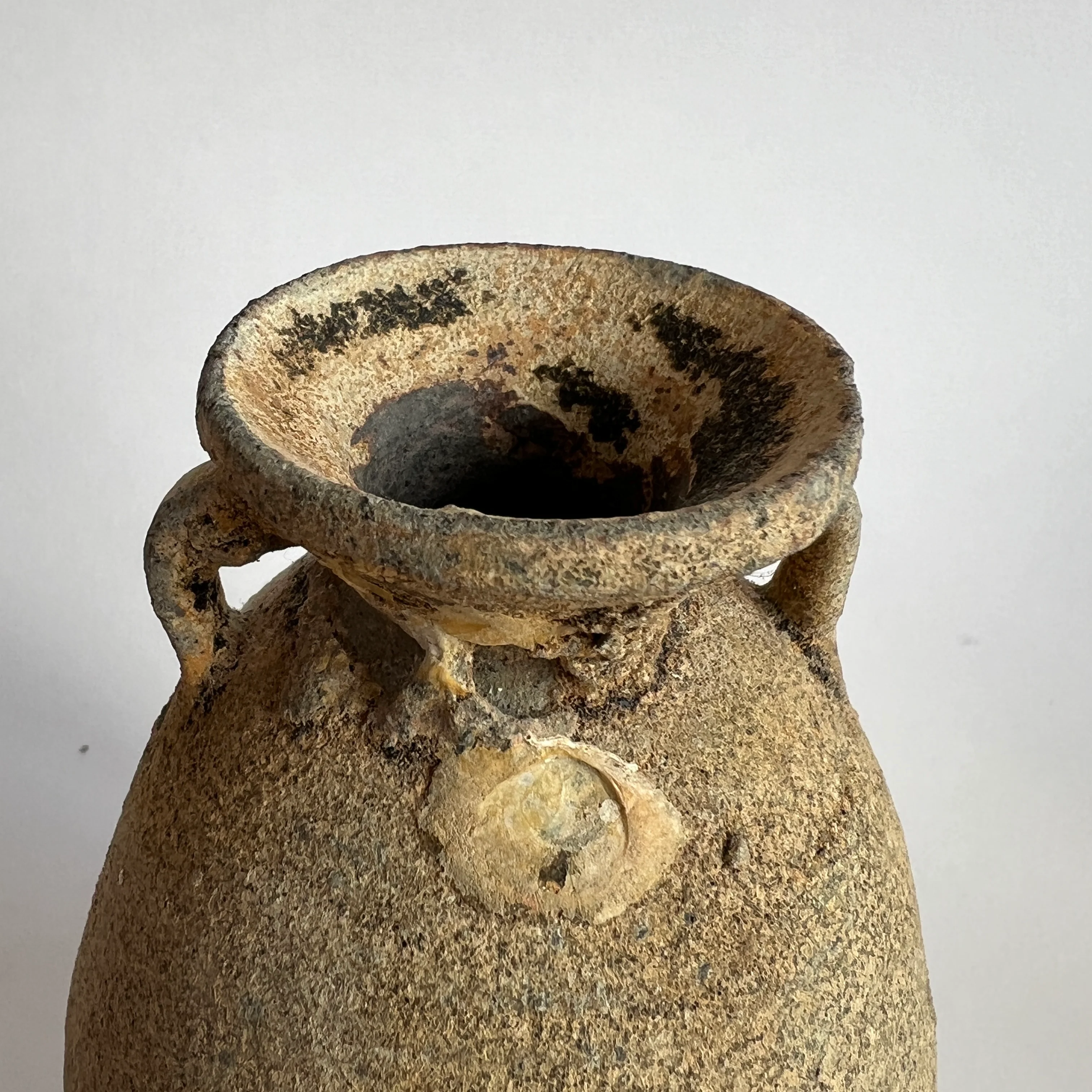 Antique Shipwreck Ring Handle Jar | Sukhothai 01 - Image 2