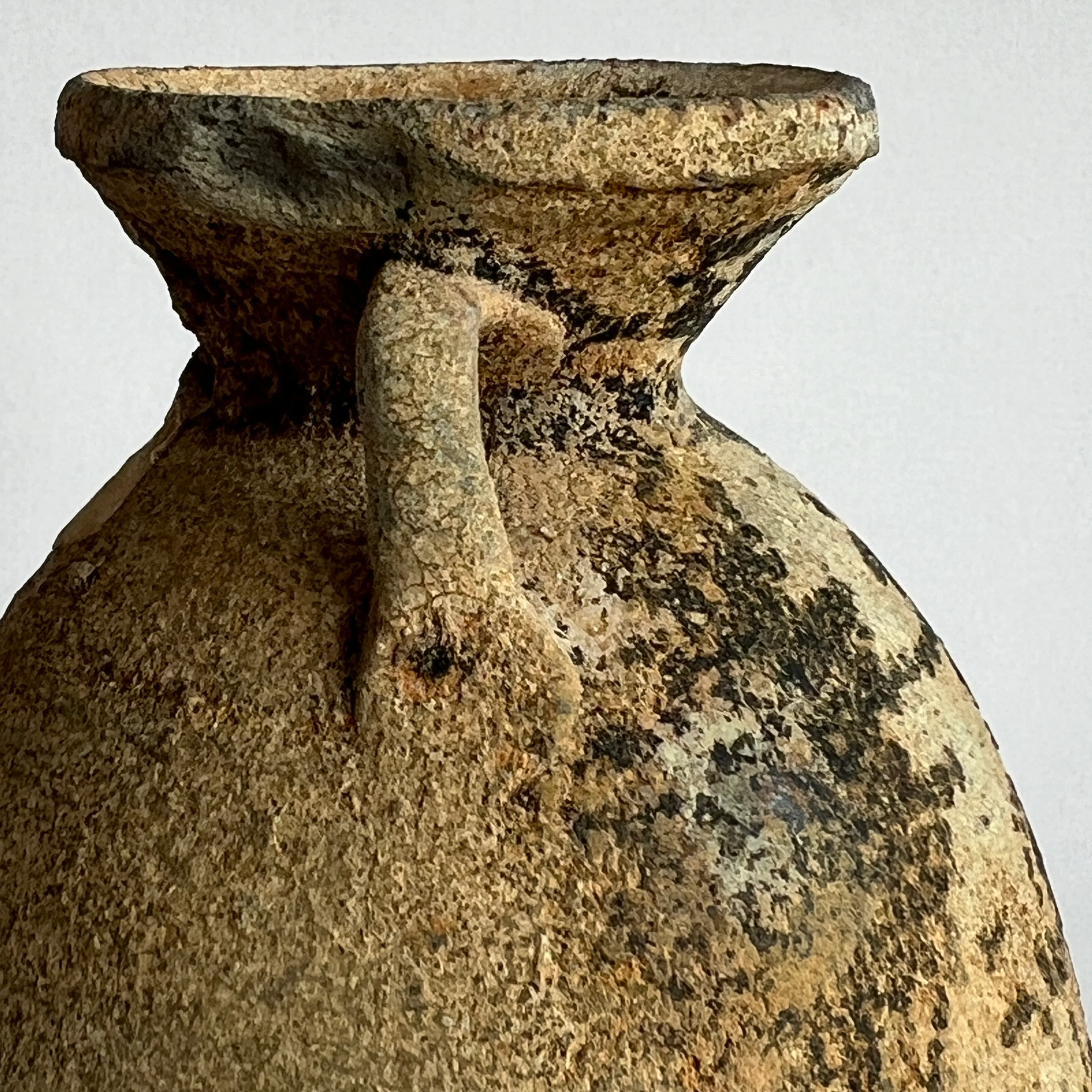Antique Shipwreck Ring Handle Jar | Sukhothai 01 - Image 3