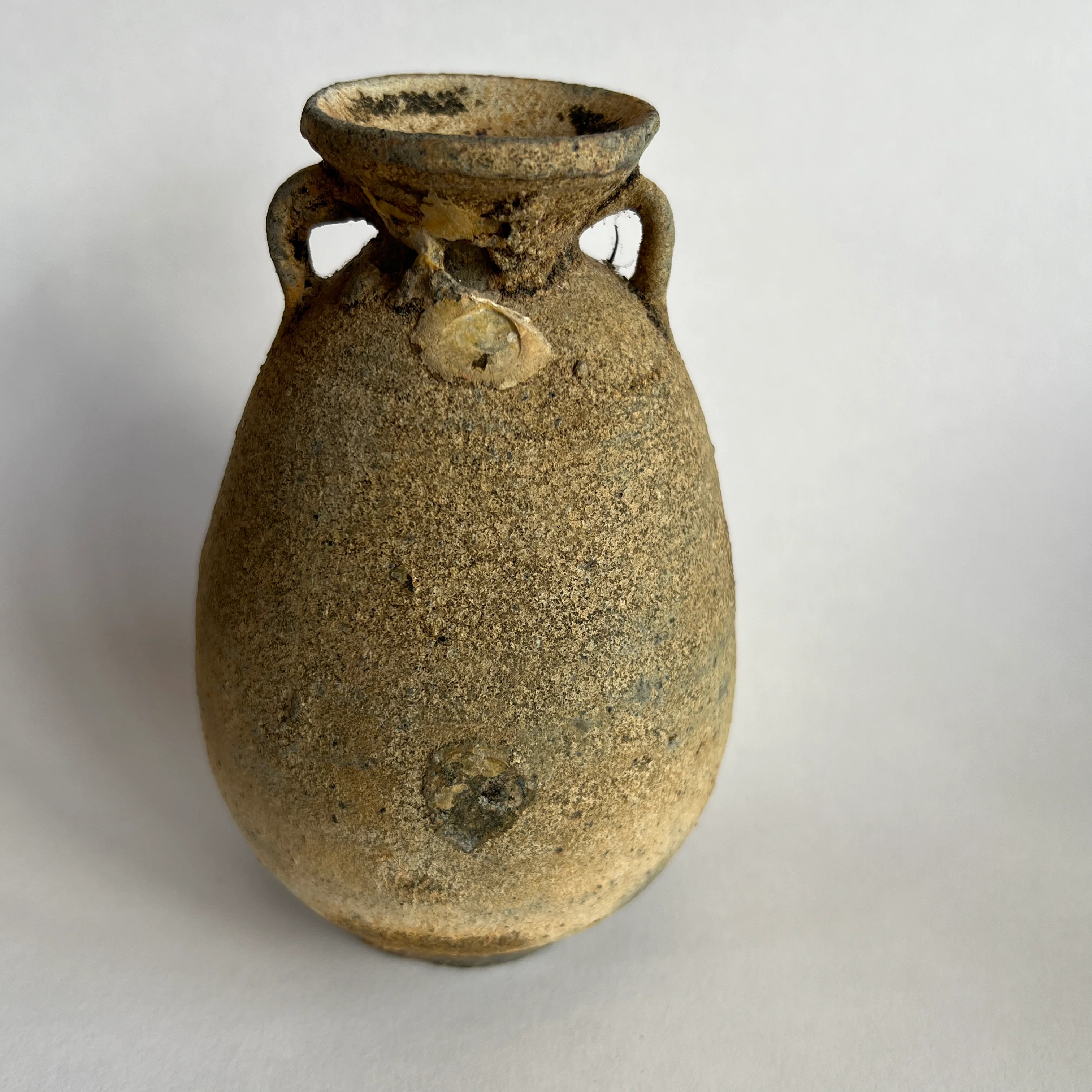 Antique Shipwreck Ring Handle Jar | Sukhothai 01 - Image 4