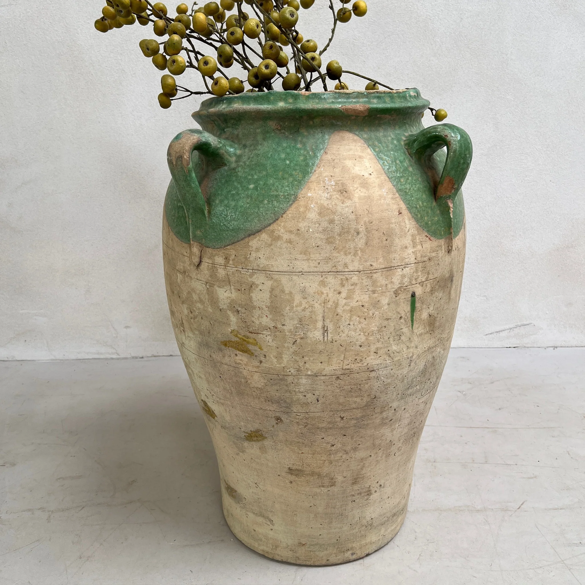 Antique Spanish Olive Urn Large | B - Image 3