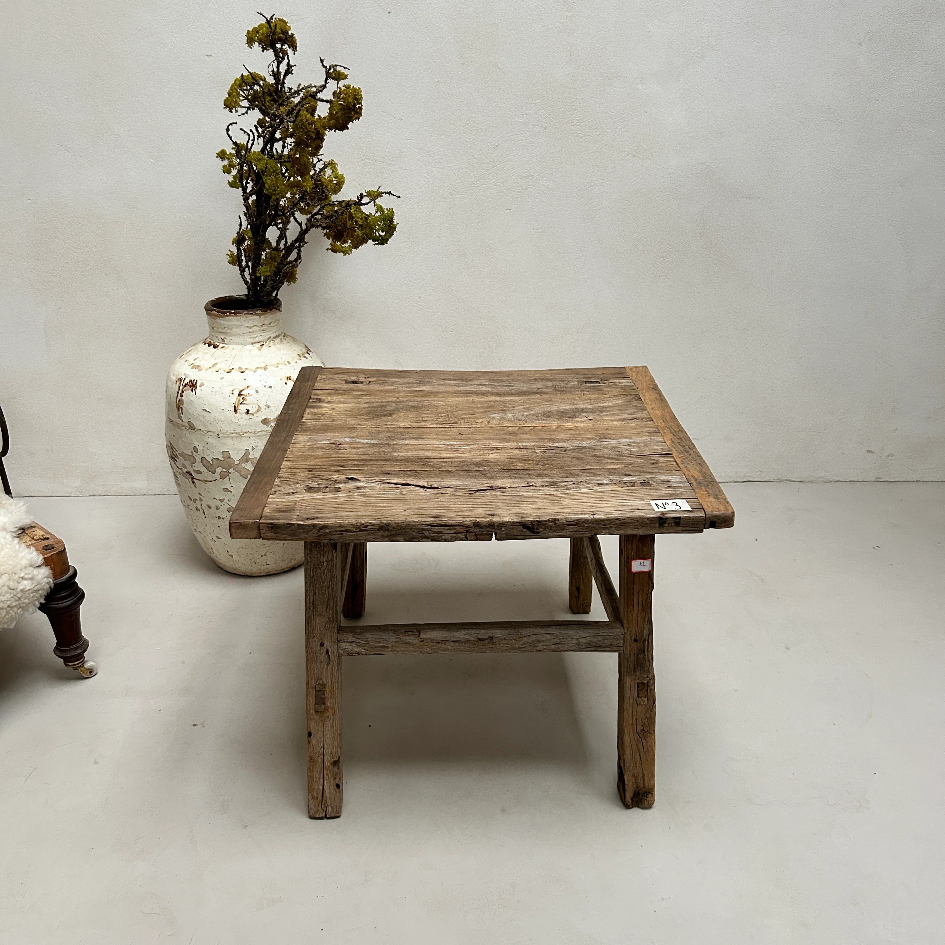 Antique Square Coffee Tables - Image 4