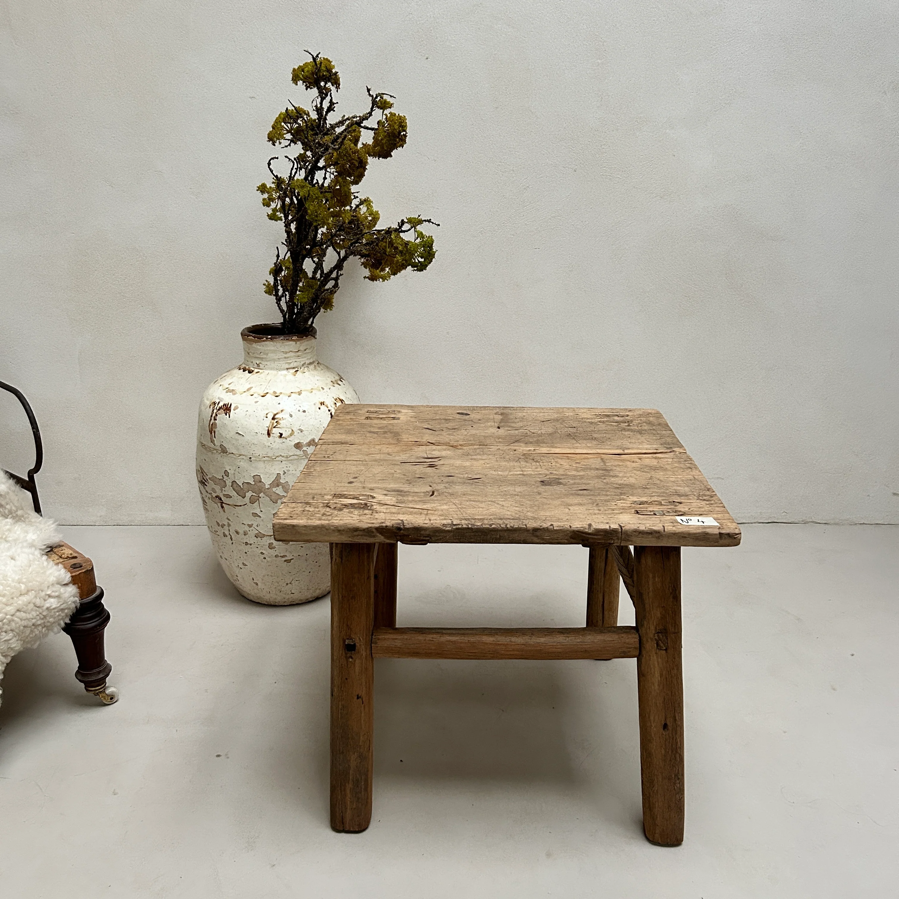 Antique Square Coffee Tables - Image 5