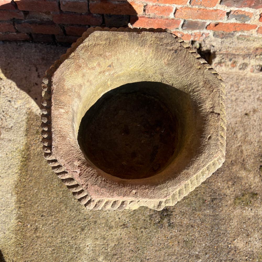 Antique Stone Planter Tulsi - Image 4