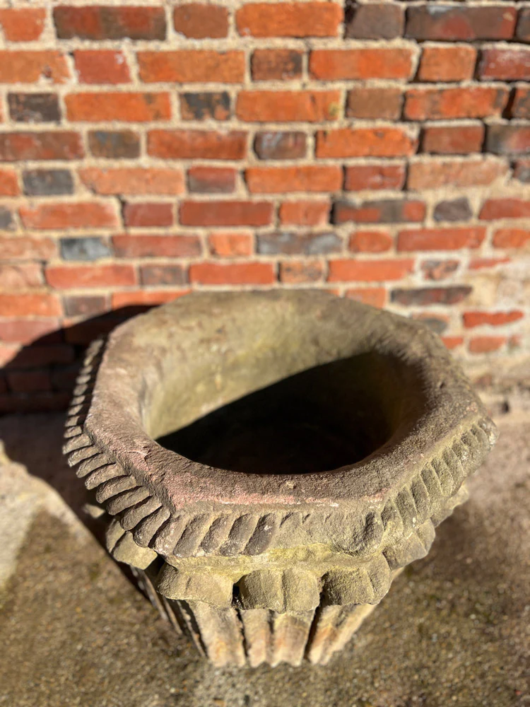 Antique Stone Planter Tulsi - Image 5