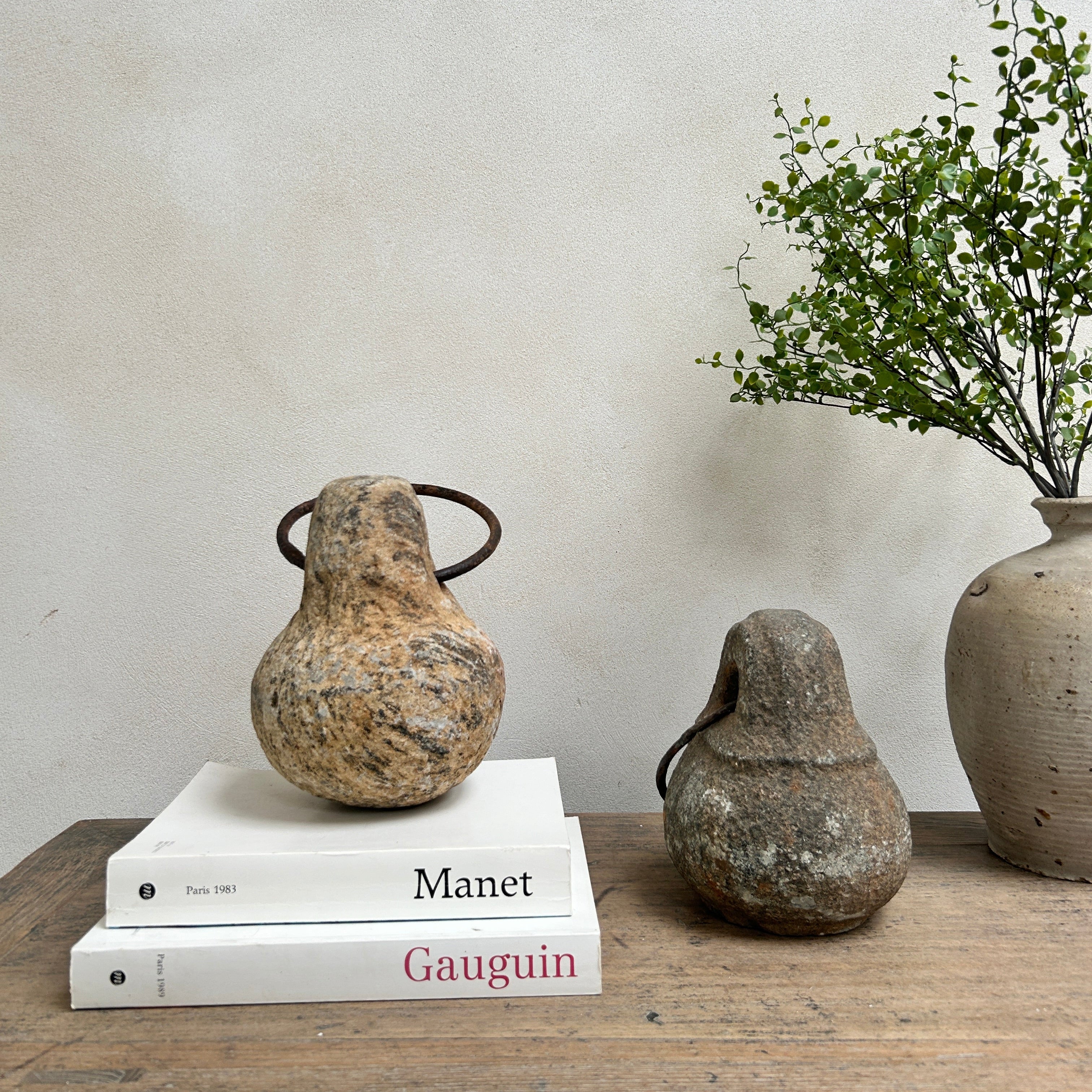 Antique Stone Ring Door Stop - Image 2