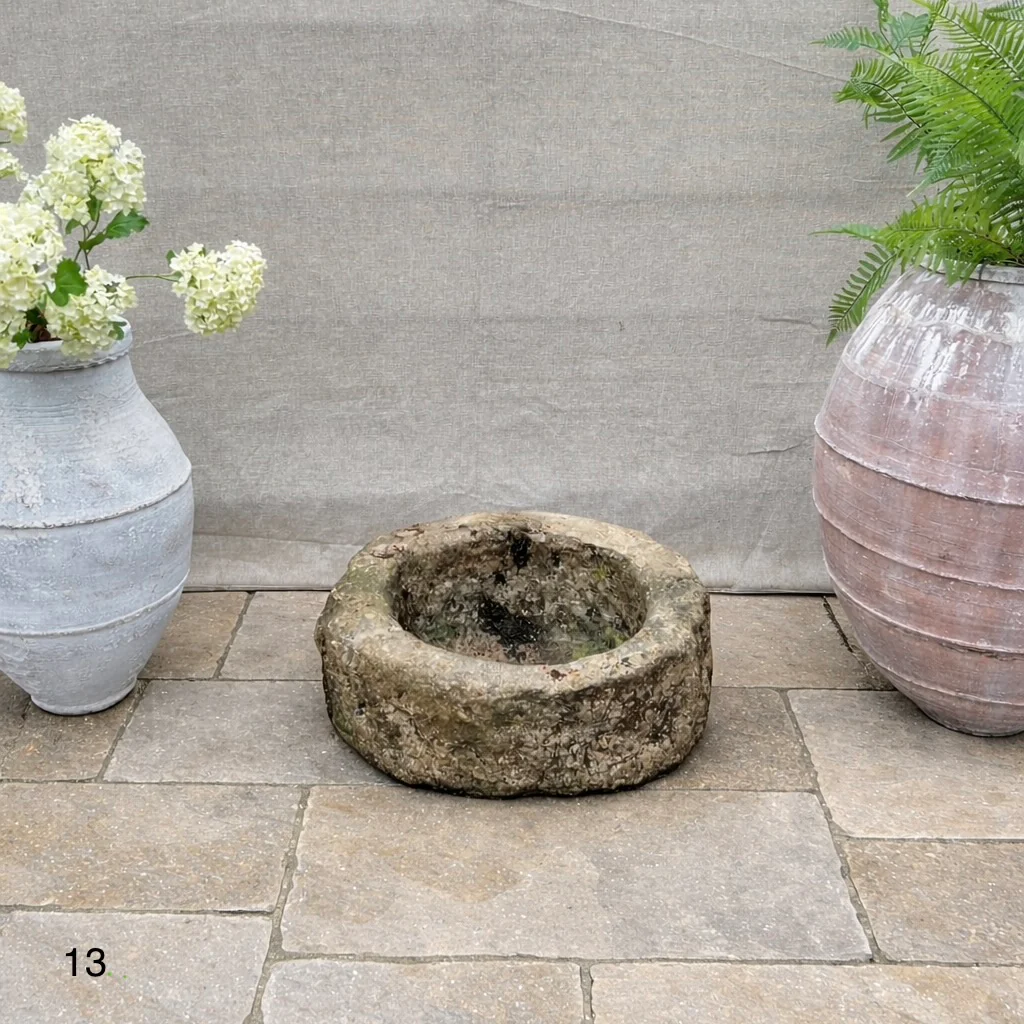 Antique Round Stone Trough - Image 12