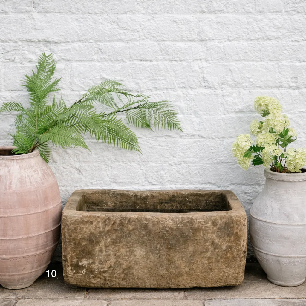 Antique Stone Trough - Planter - Image 10