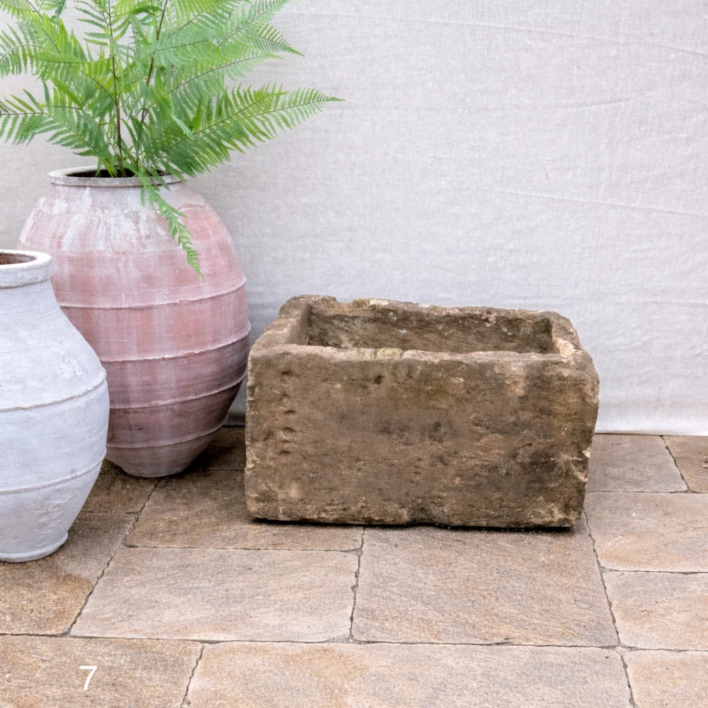 Antique Stone Trough - Planter - Image 6