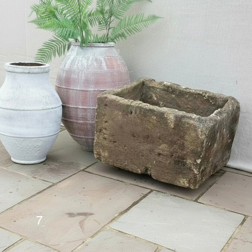 Antique Stone Trough - Planter - Image 7
