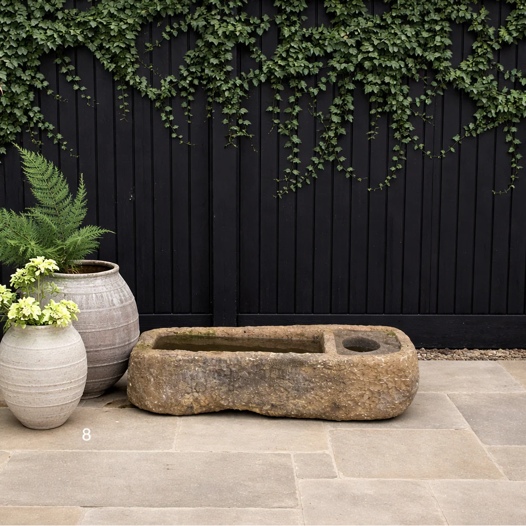 Antique Stone Trough - Planter - Image 8