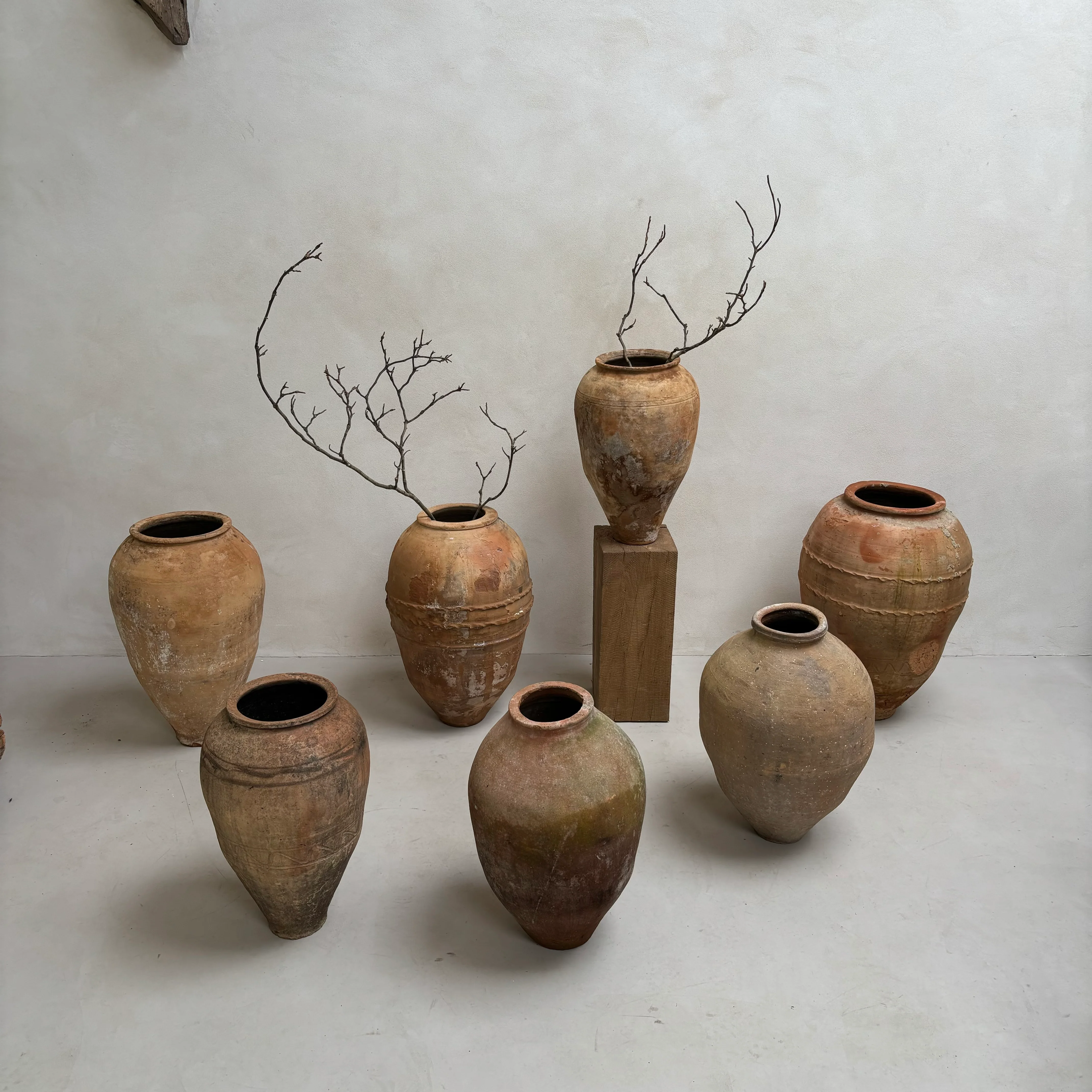 Antique Terracotta Olive Urns - Image 3