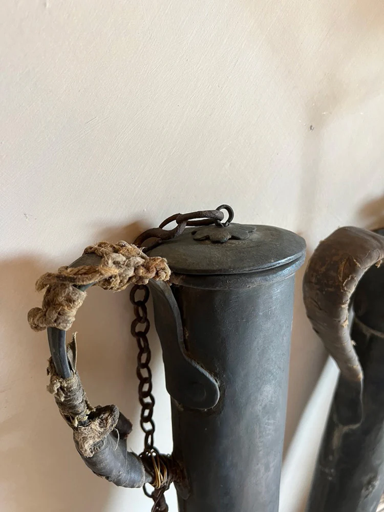 Antique Tibetan Metal Jug - Image 7