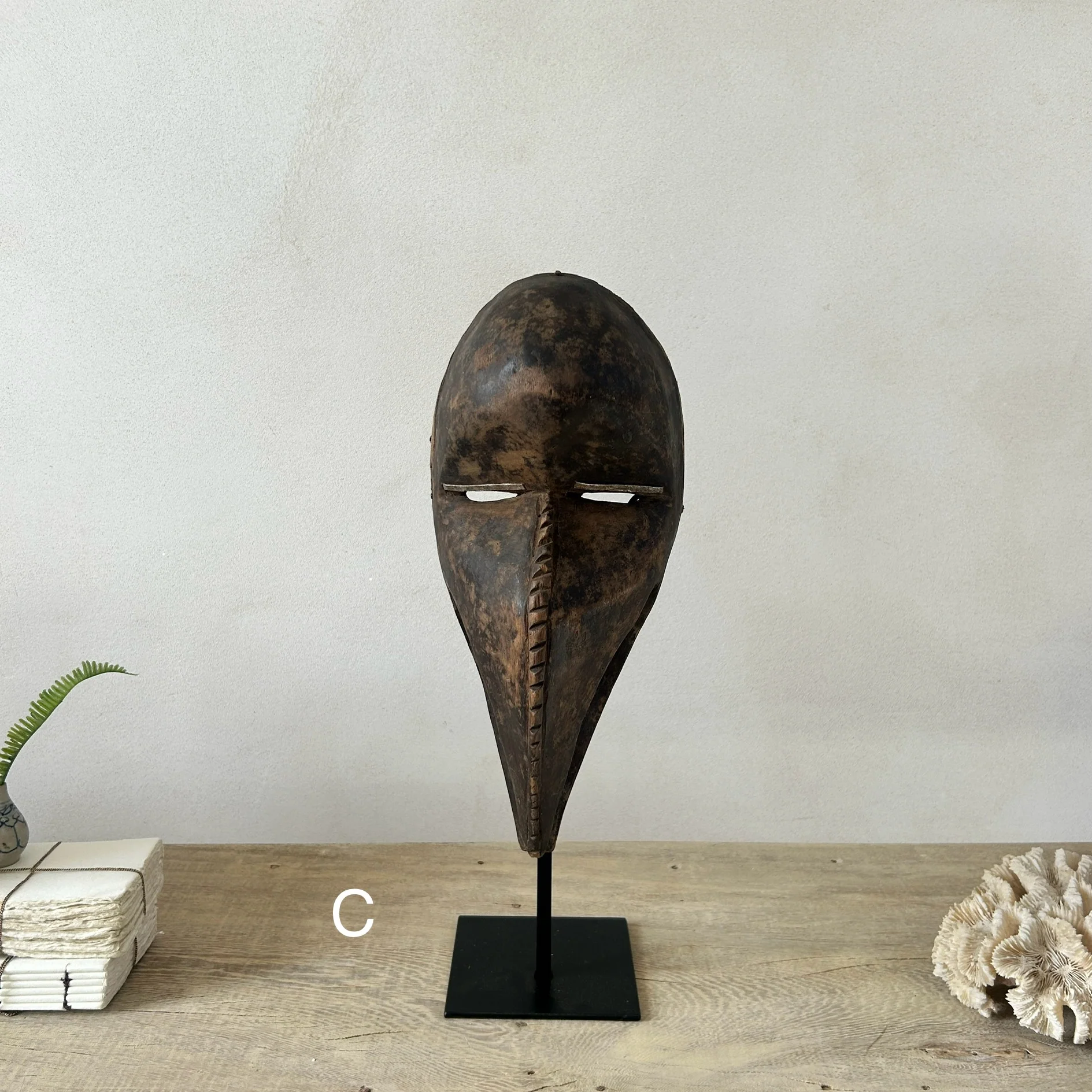 Antique West African tribal masks - Image 6