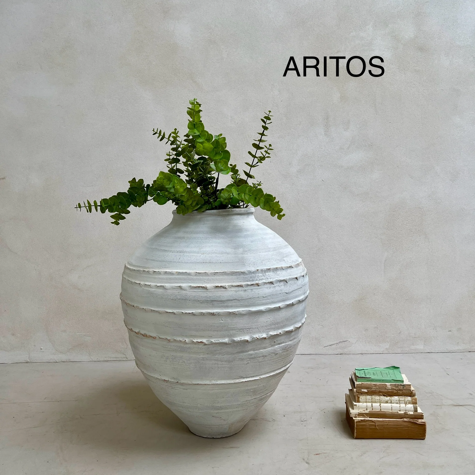 Antique White Large Urns - Image 11