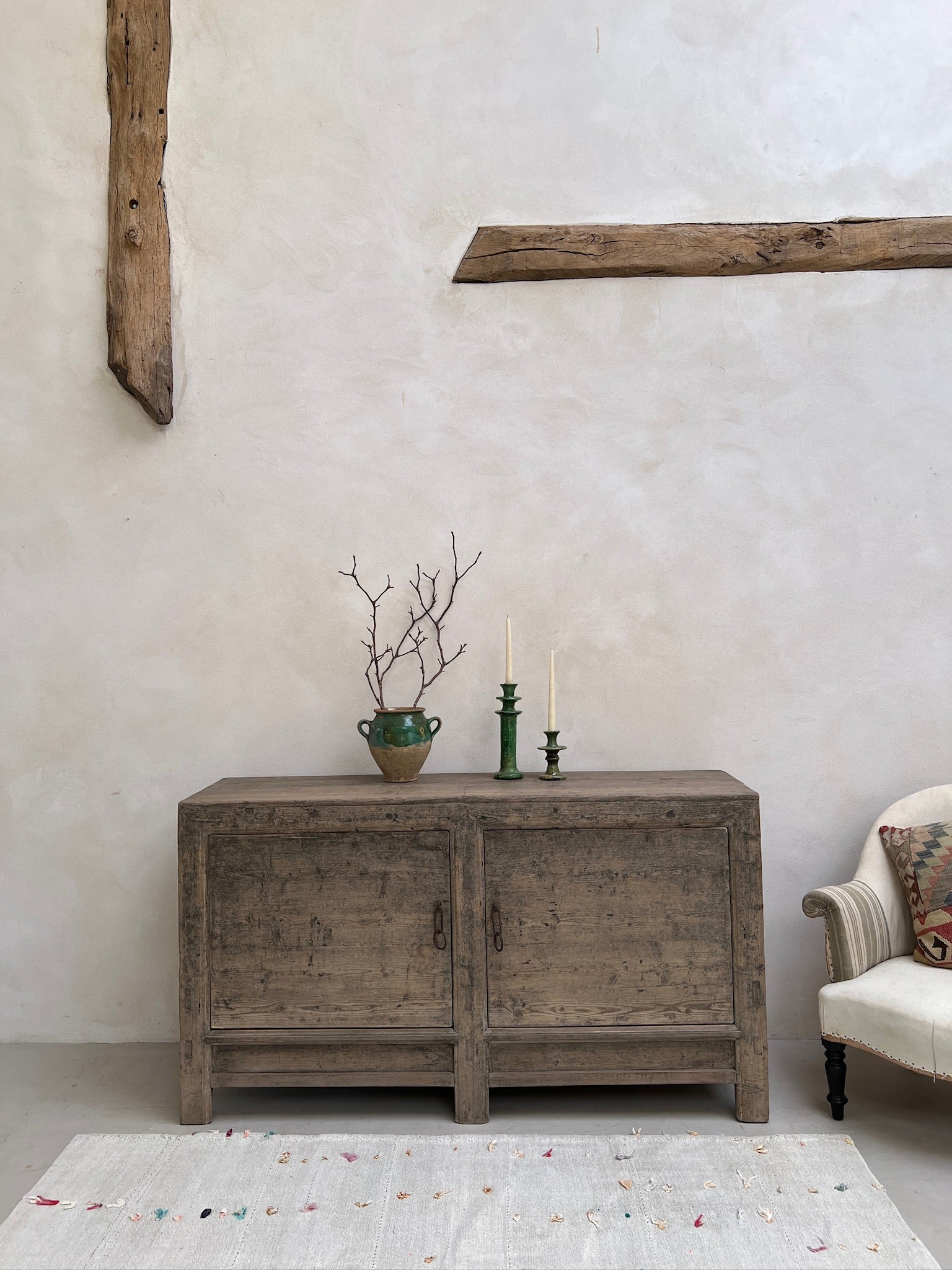 Antique Wood Cabinet | Bronwyn - Image 3