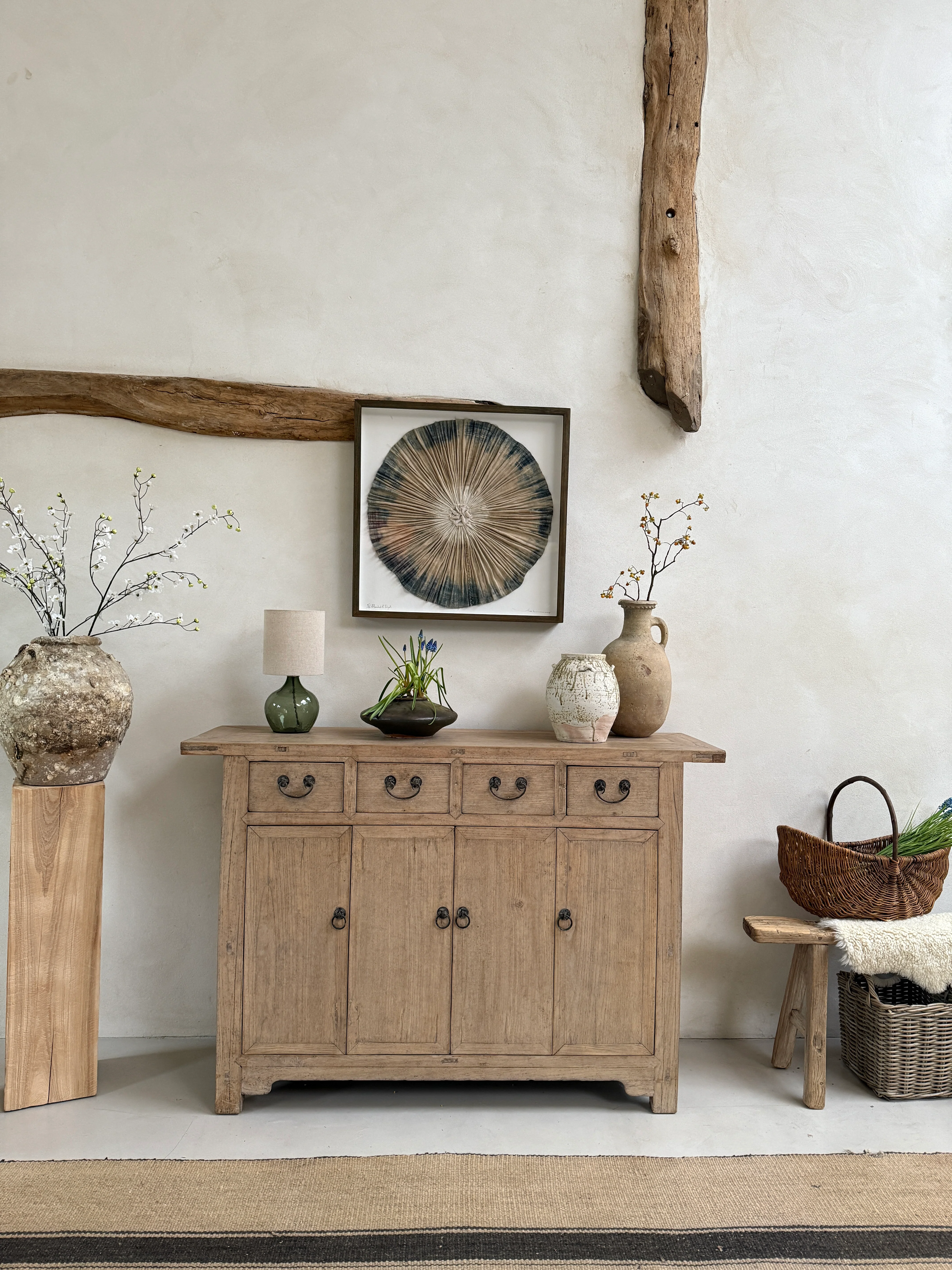 Antique Wood Sideboard | Sherah - Image 4