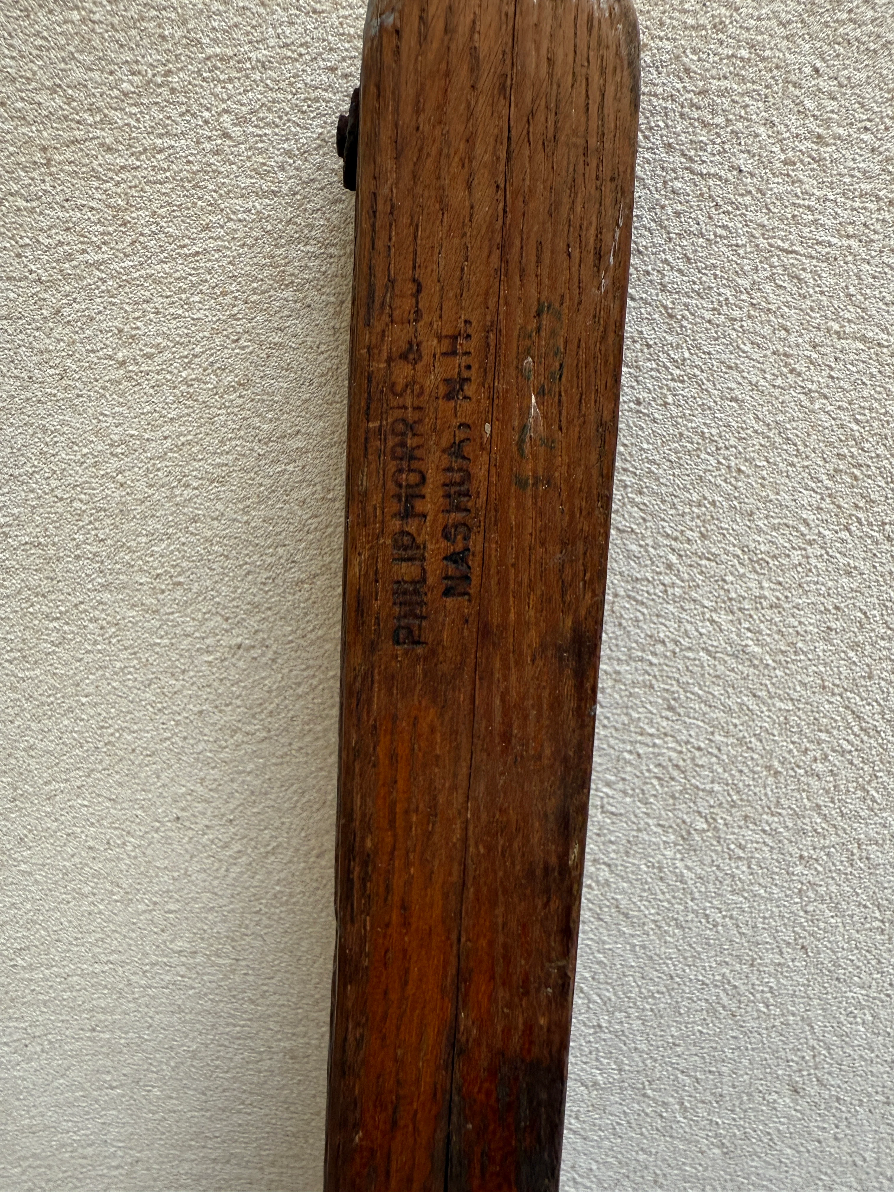 Antique Wooden and Leather Snowshoes - Image 4