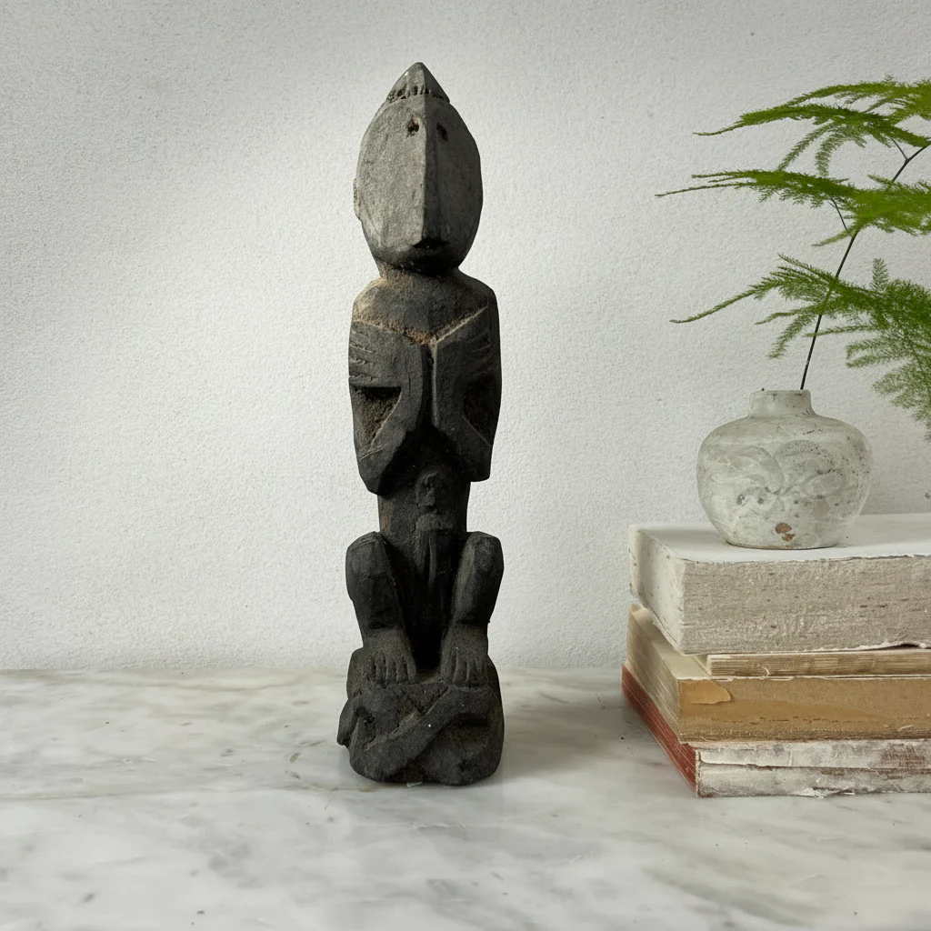 Antique Wooden Monkey Statue Bimo - Image 3