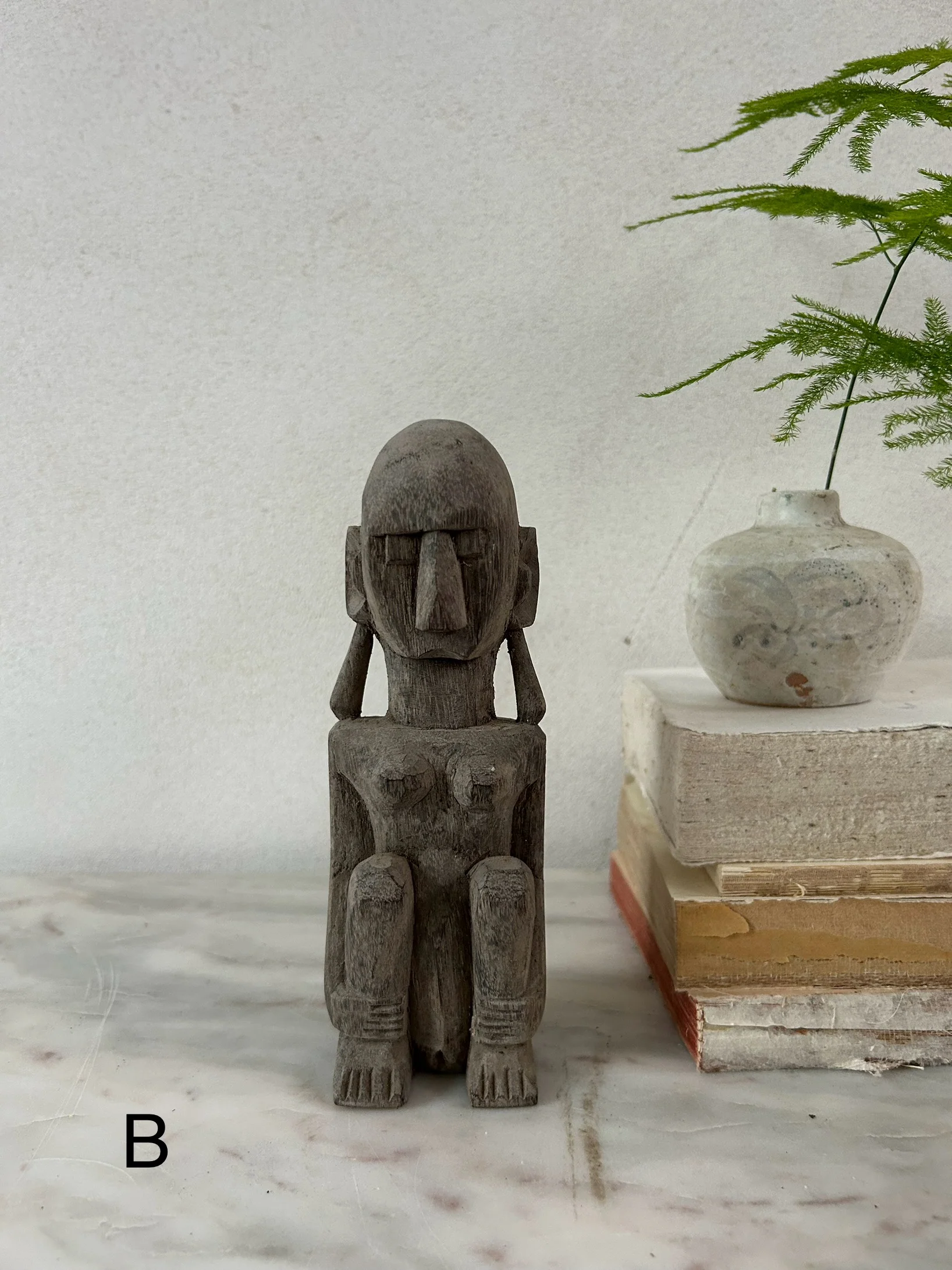 Antique Wooden Sumba Statues - Image 4