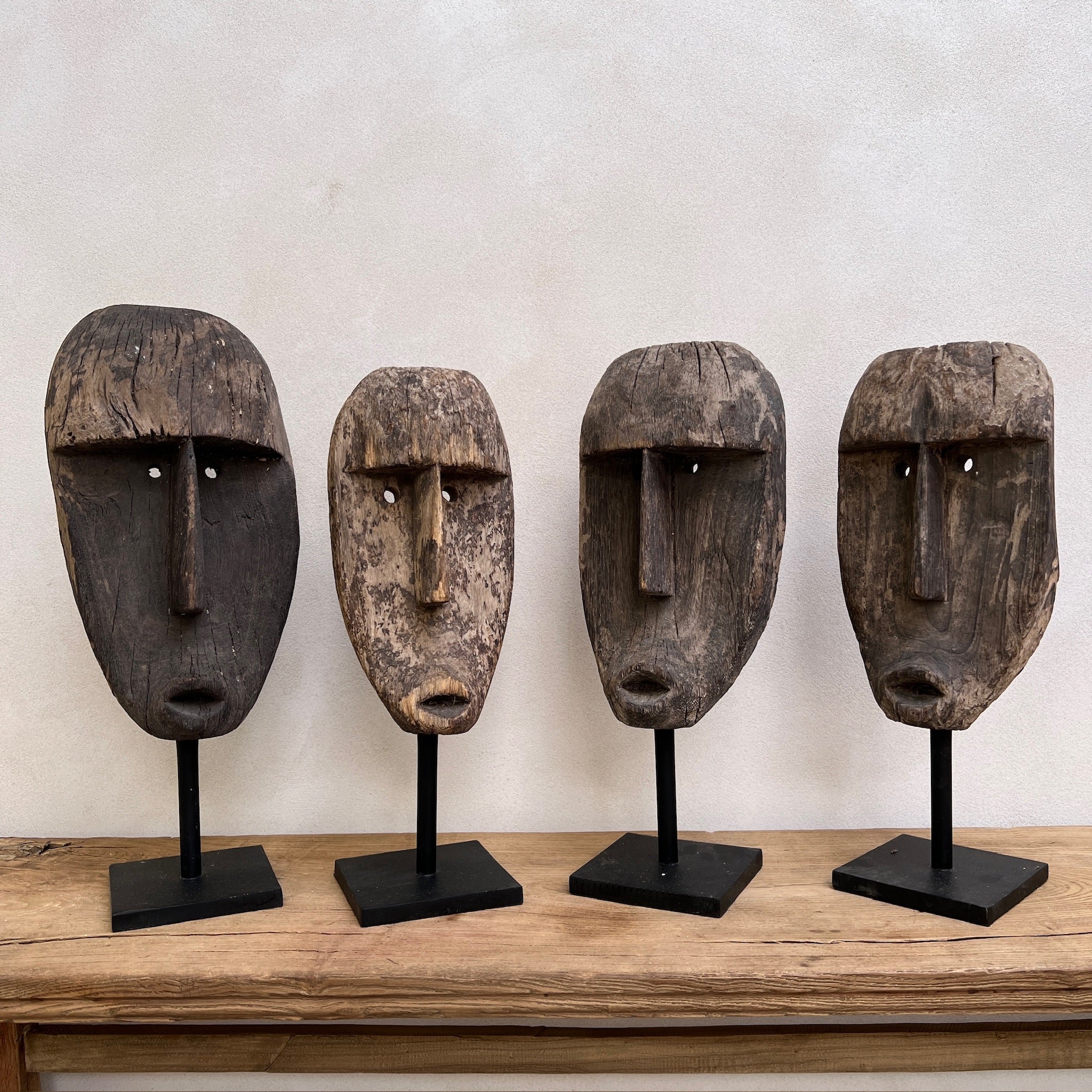Antique Wooden Tribal Mask