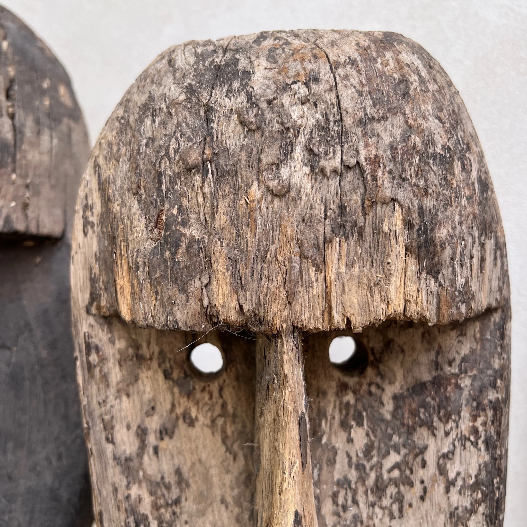 Antique Wooden Tribal Mask - Image 2
