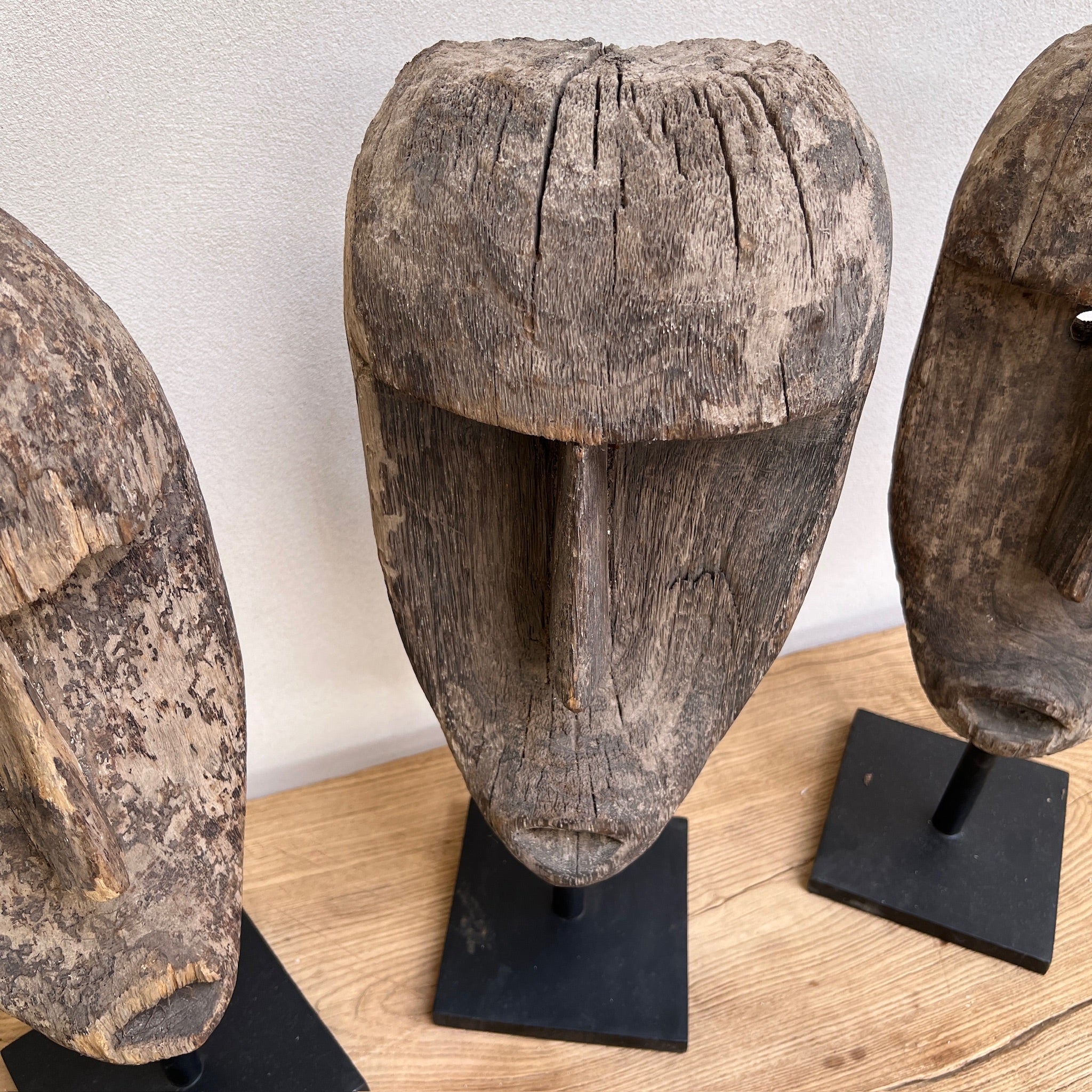 Antique Wooden Tribal Mask - Image 3