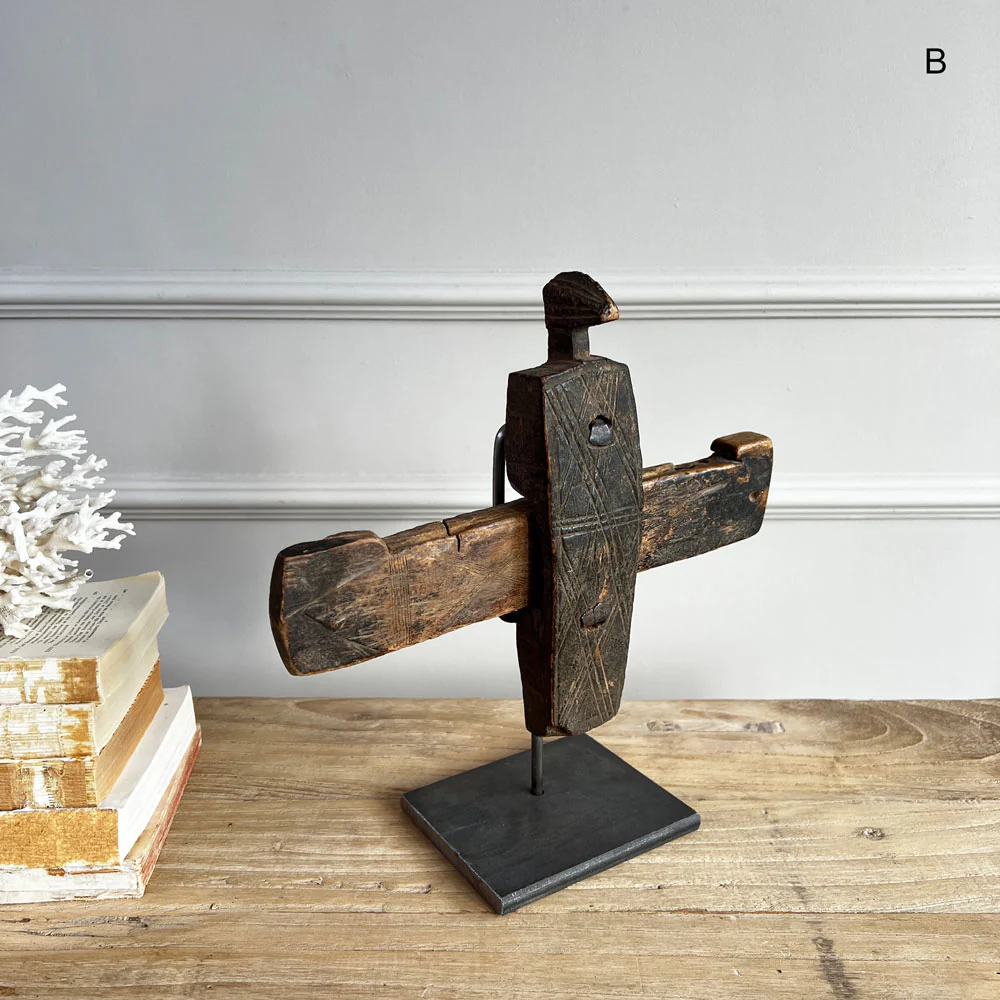 Antique Decorative Wooden Lock - Image 3