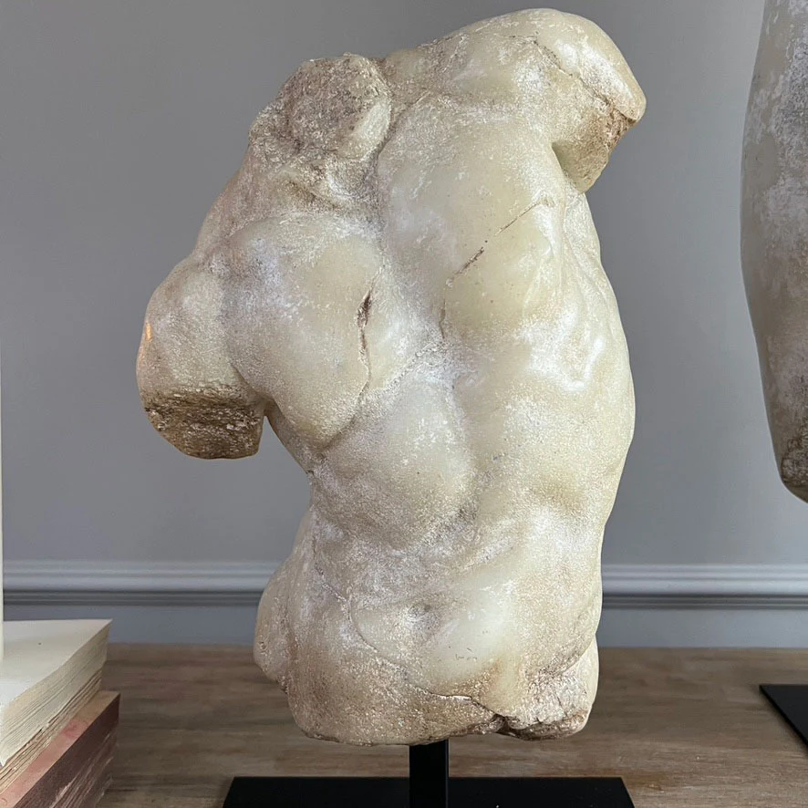 Apollo Decorative Torso Sculpture - Image 2