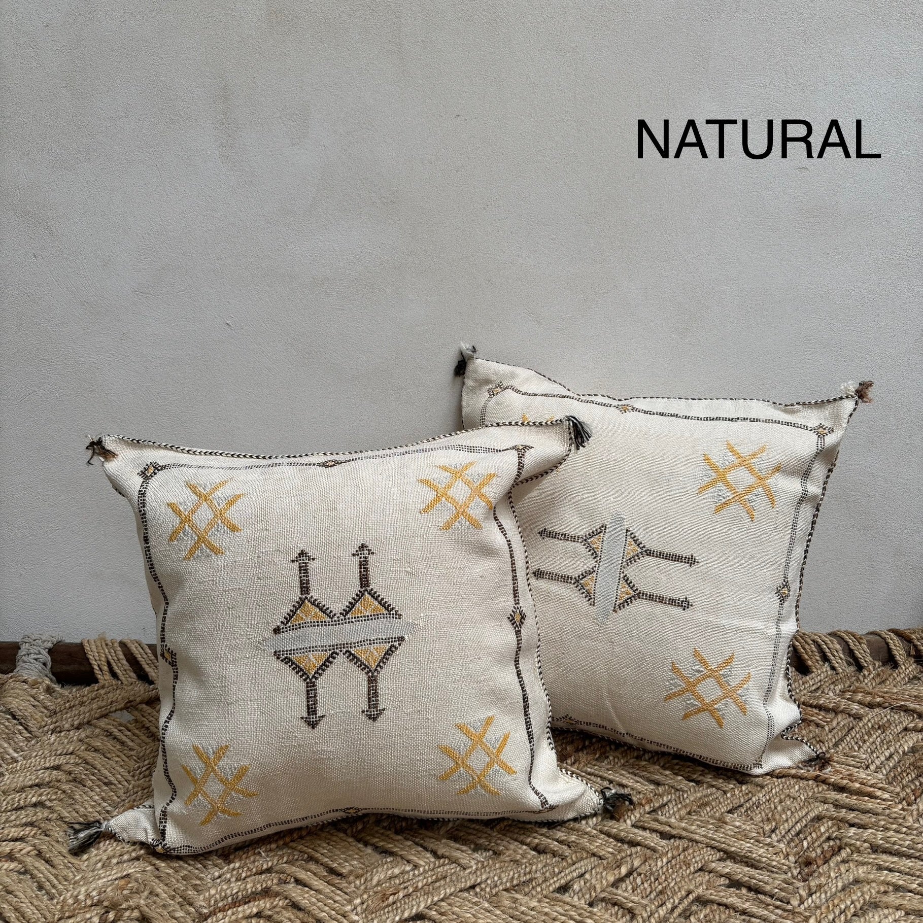 Moroccan Cactus Silk Cushion - Image 11