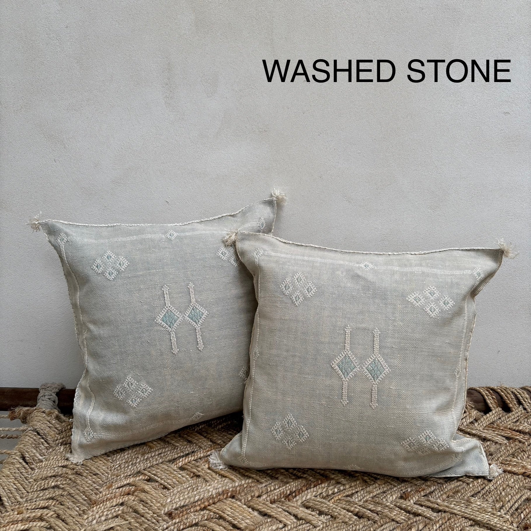 Moroccan Cactus Silk Cushion - Image 13