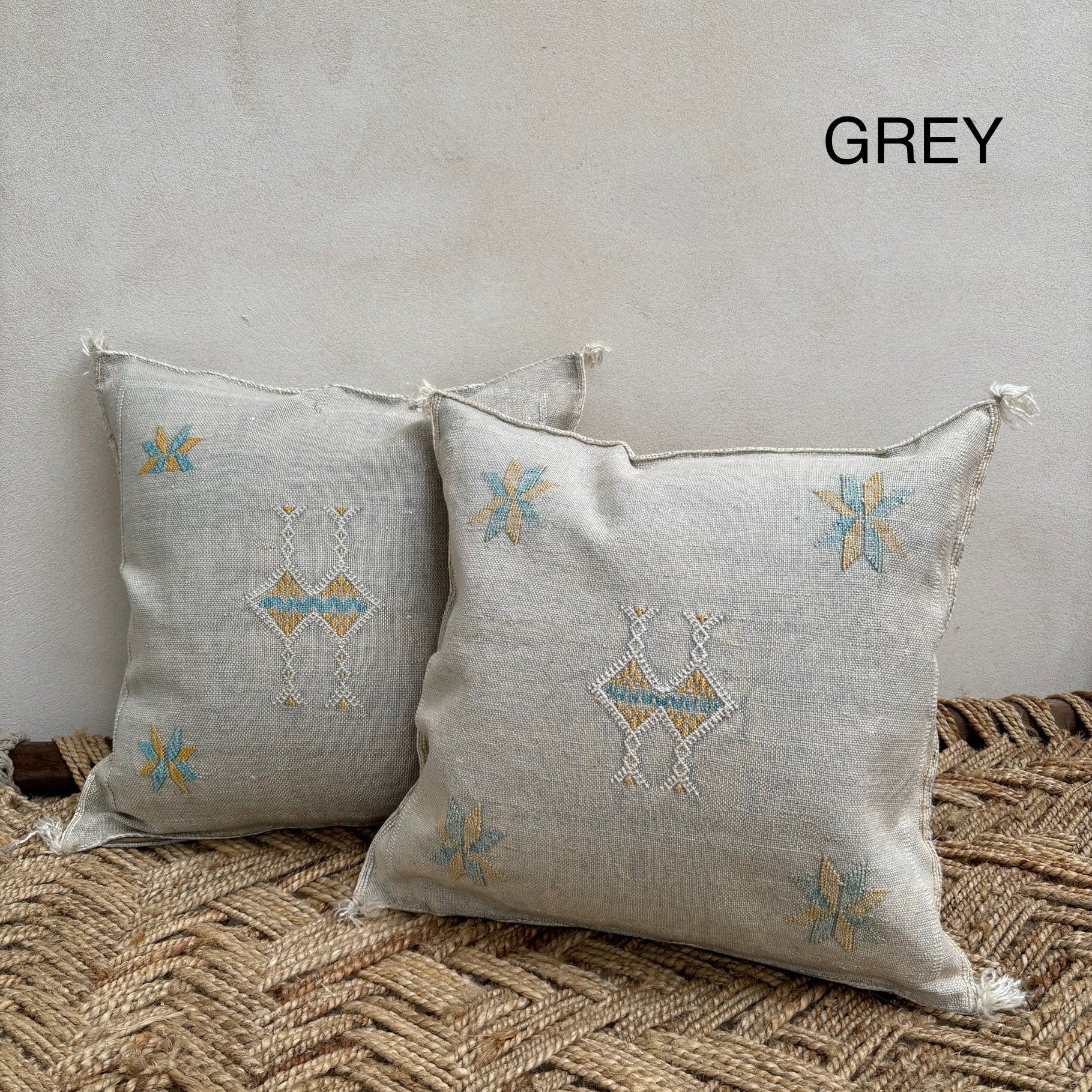 Moroccan Cactus Silk Cushion - Image 15