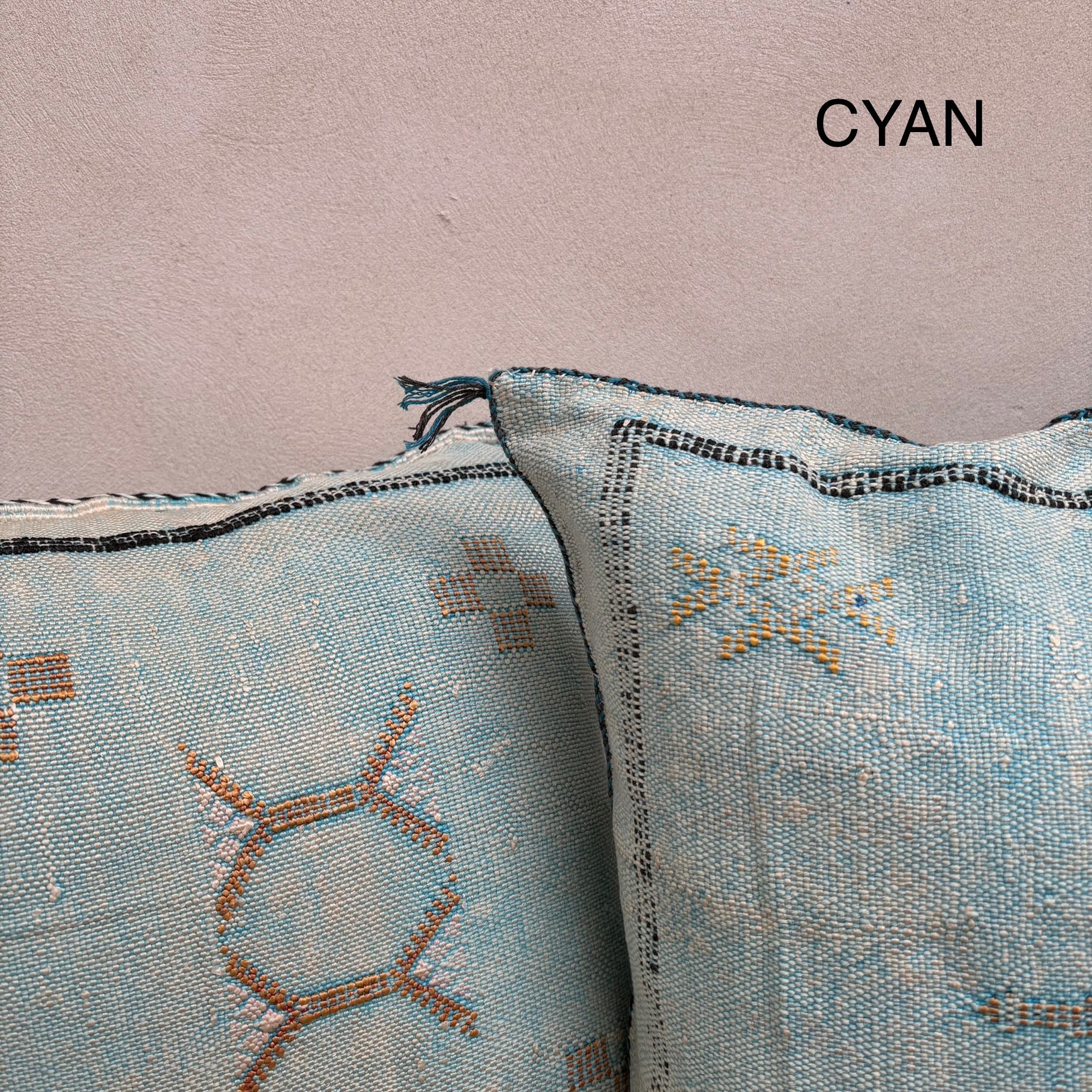 Moroccan Cactus Silk Cushion - Image 18