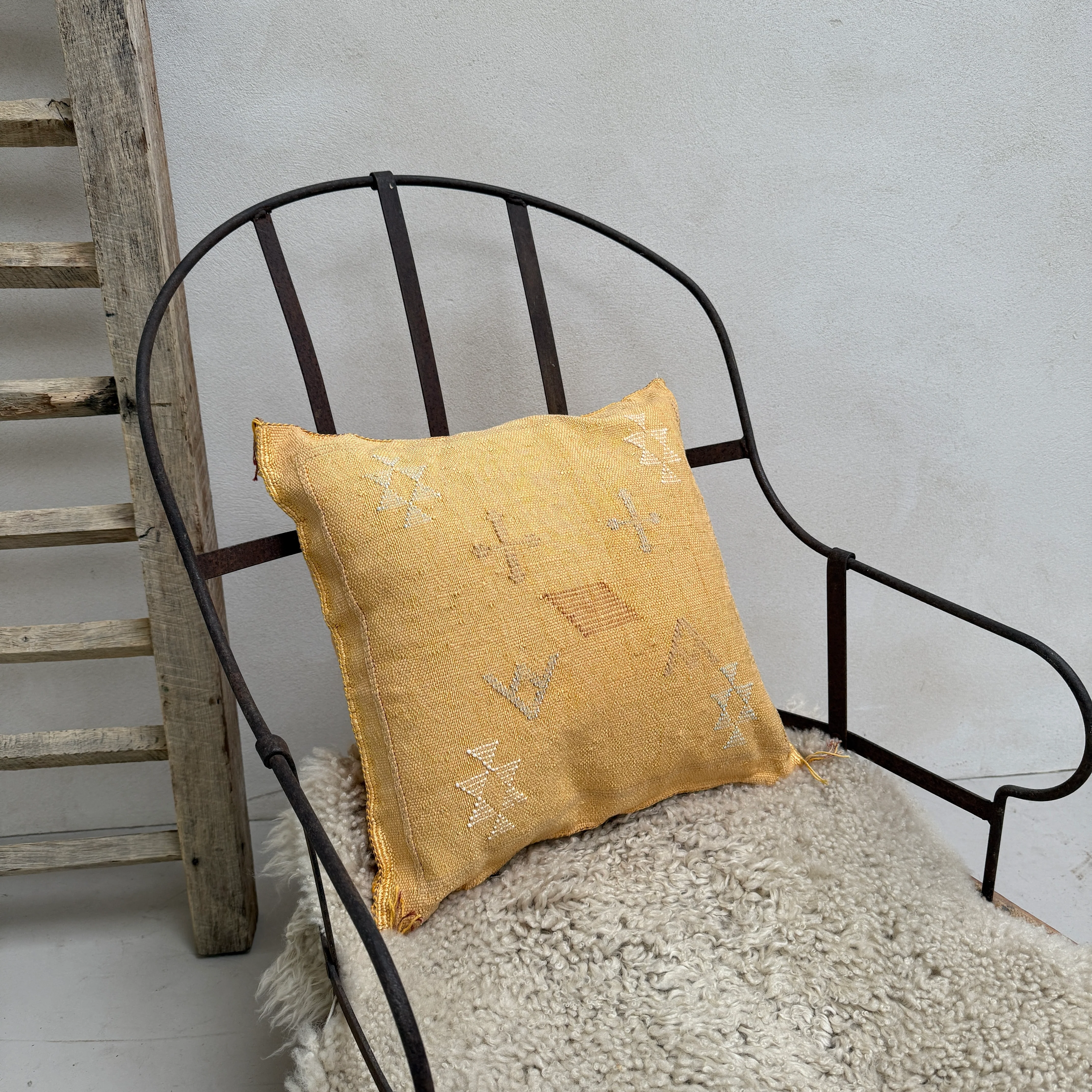 Moroccan Cactus Silk Cushion - Image 21