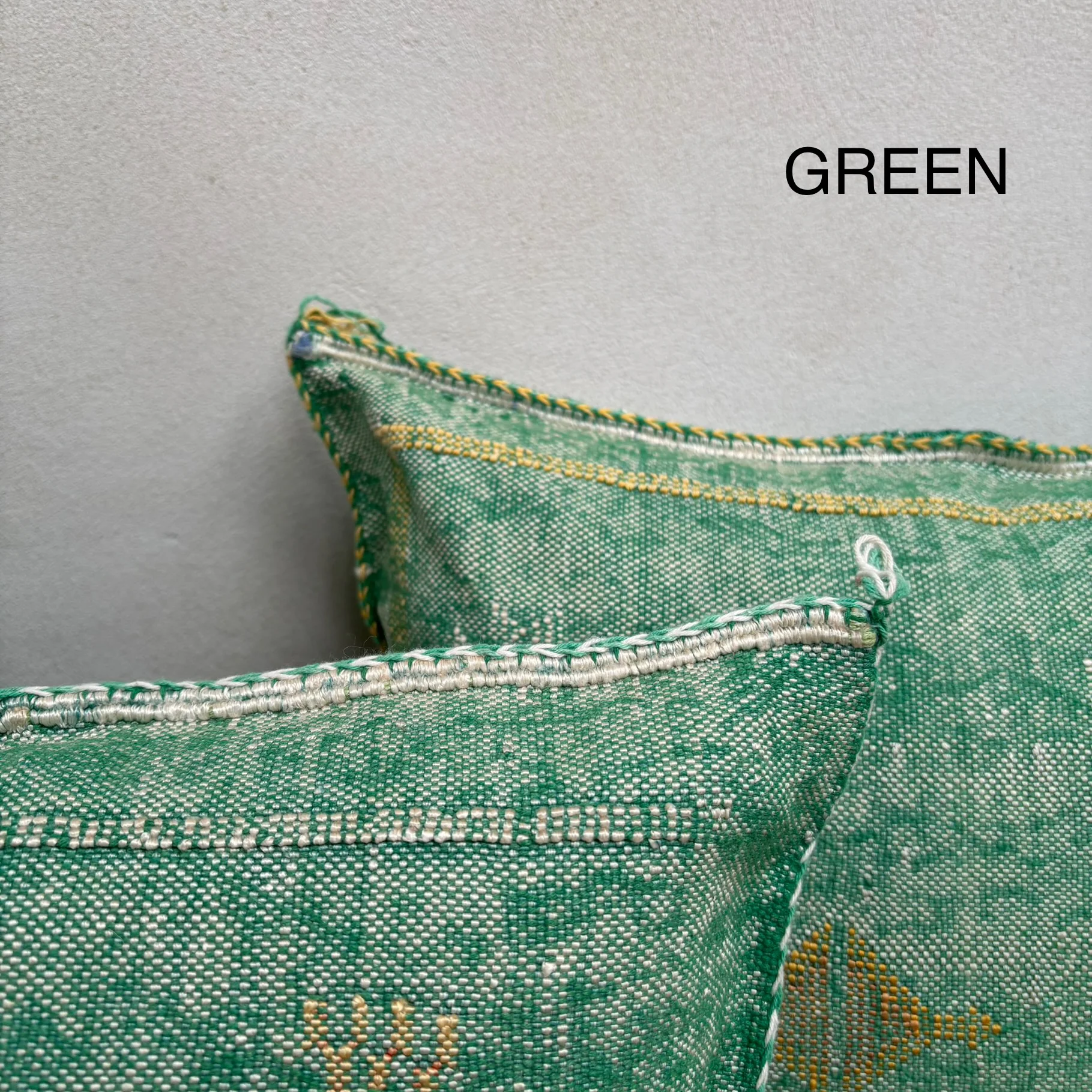Moroccan Cactus Silk Cushion - Image 8