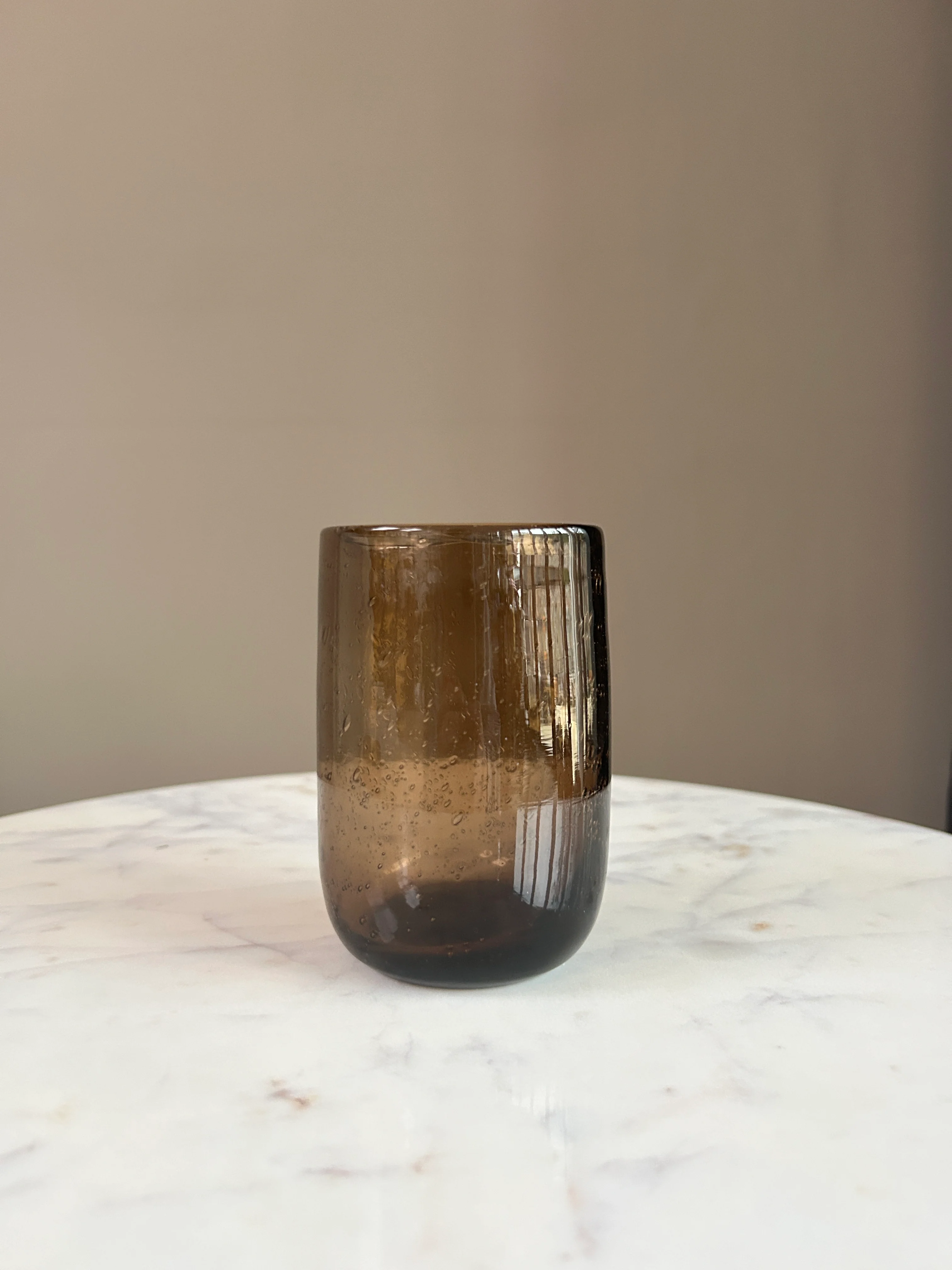 Brown Glass Tumbler | Bari - Image 2