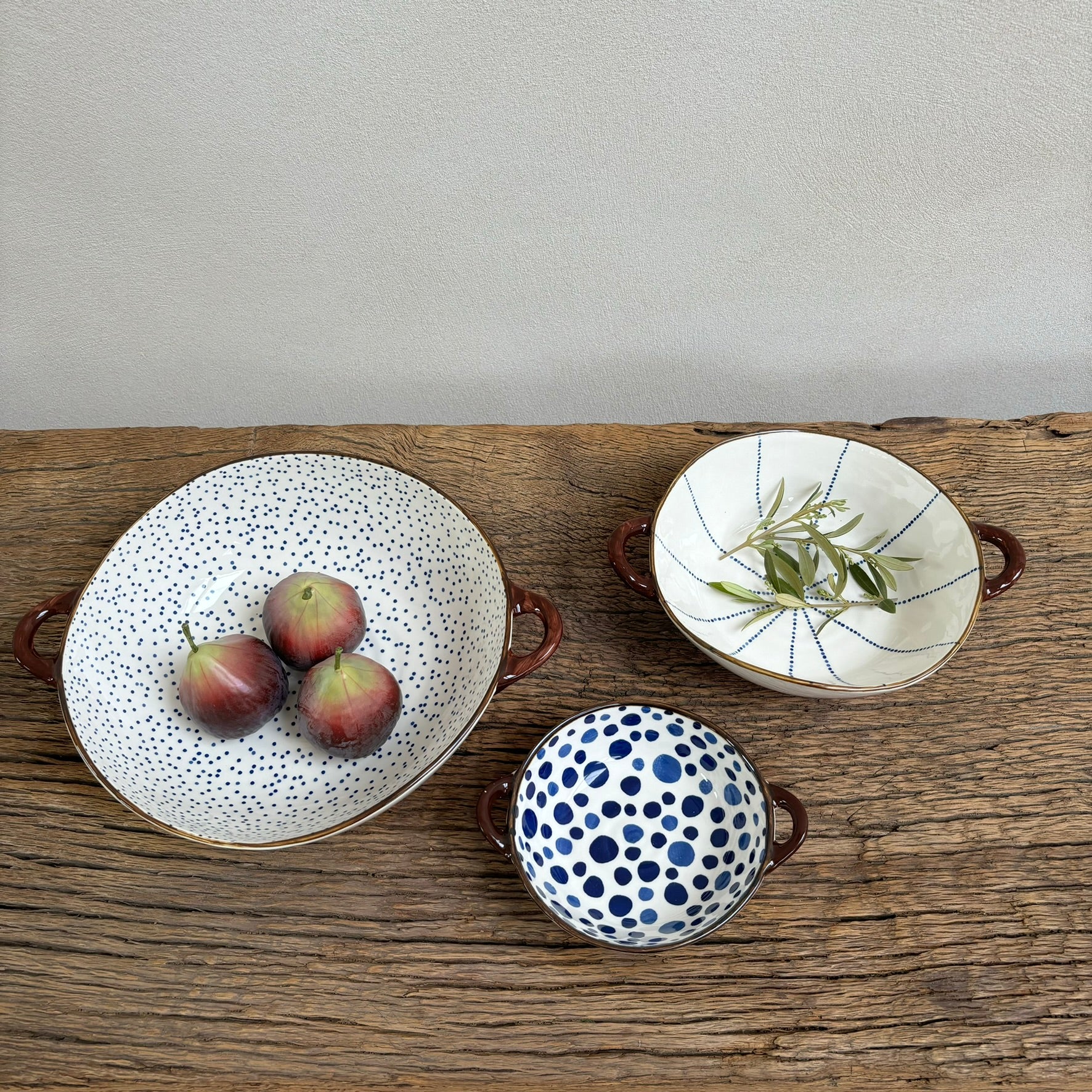 Ceramic Dots Serving Bowl - Image 4