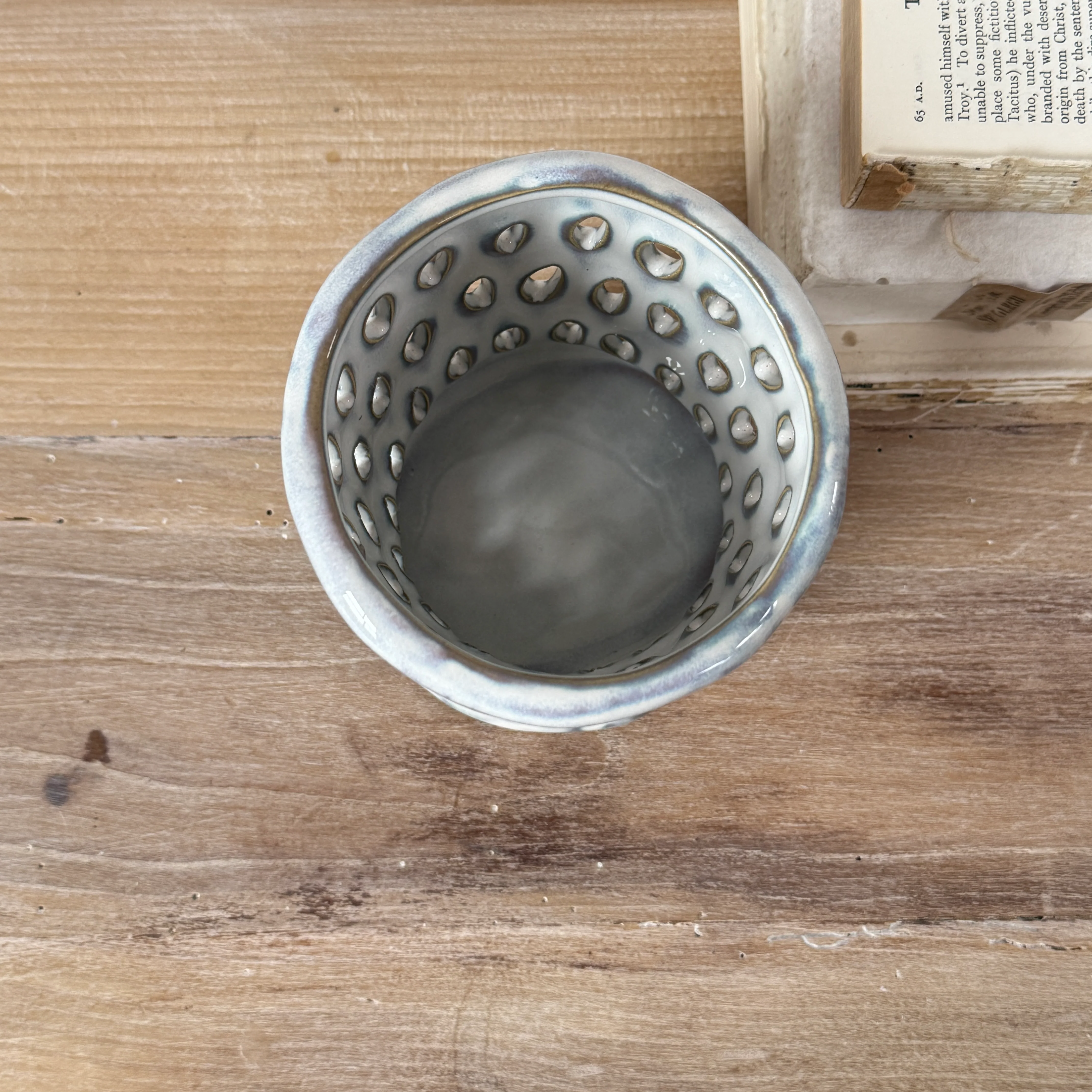 Ceramic Glazed Candle Holder - Image 5