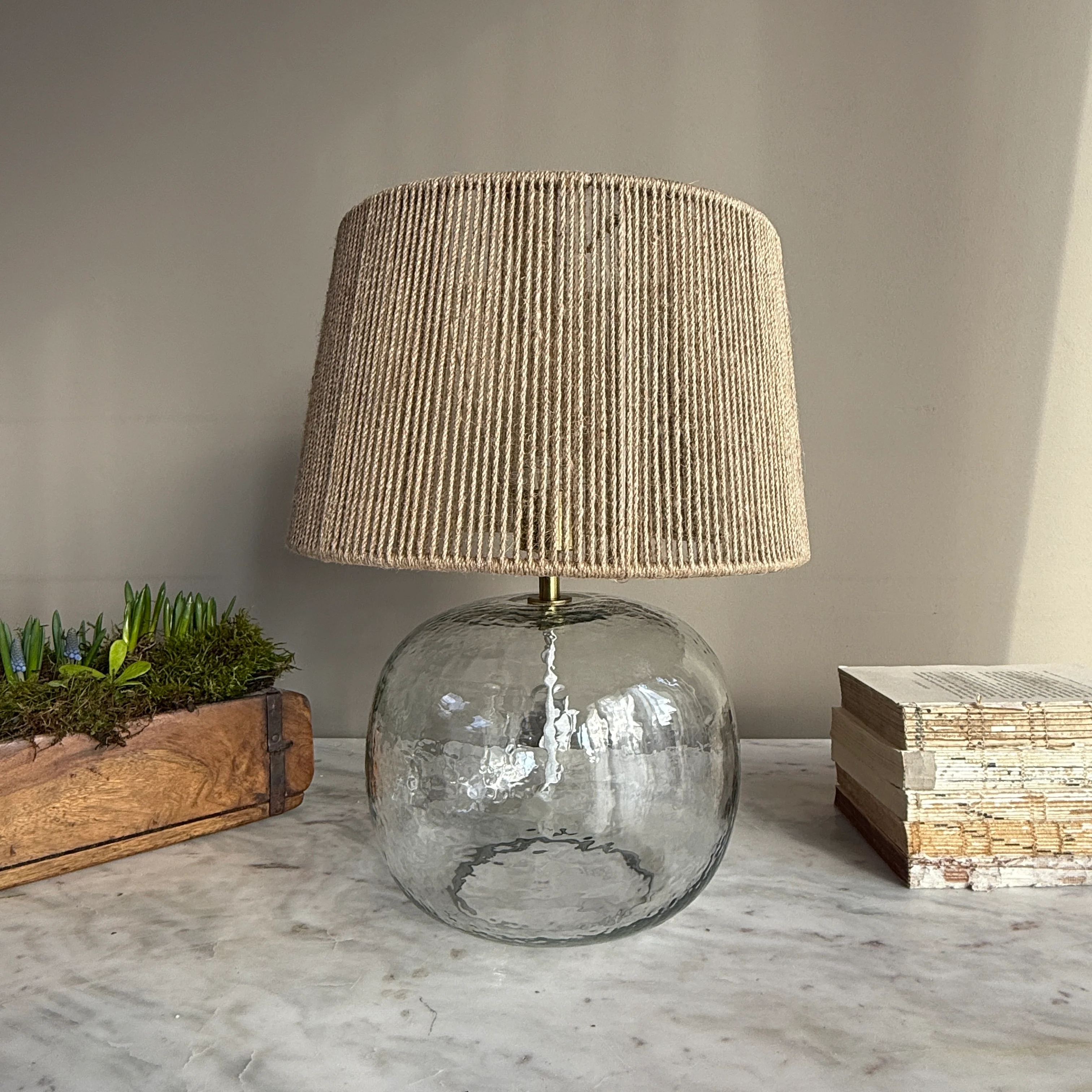 Clear Glass Carboy Table Lamp | Eliza - Image 3