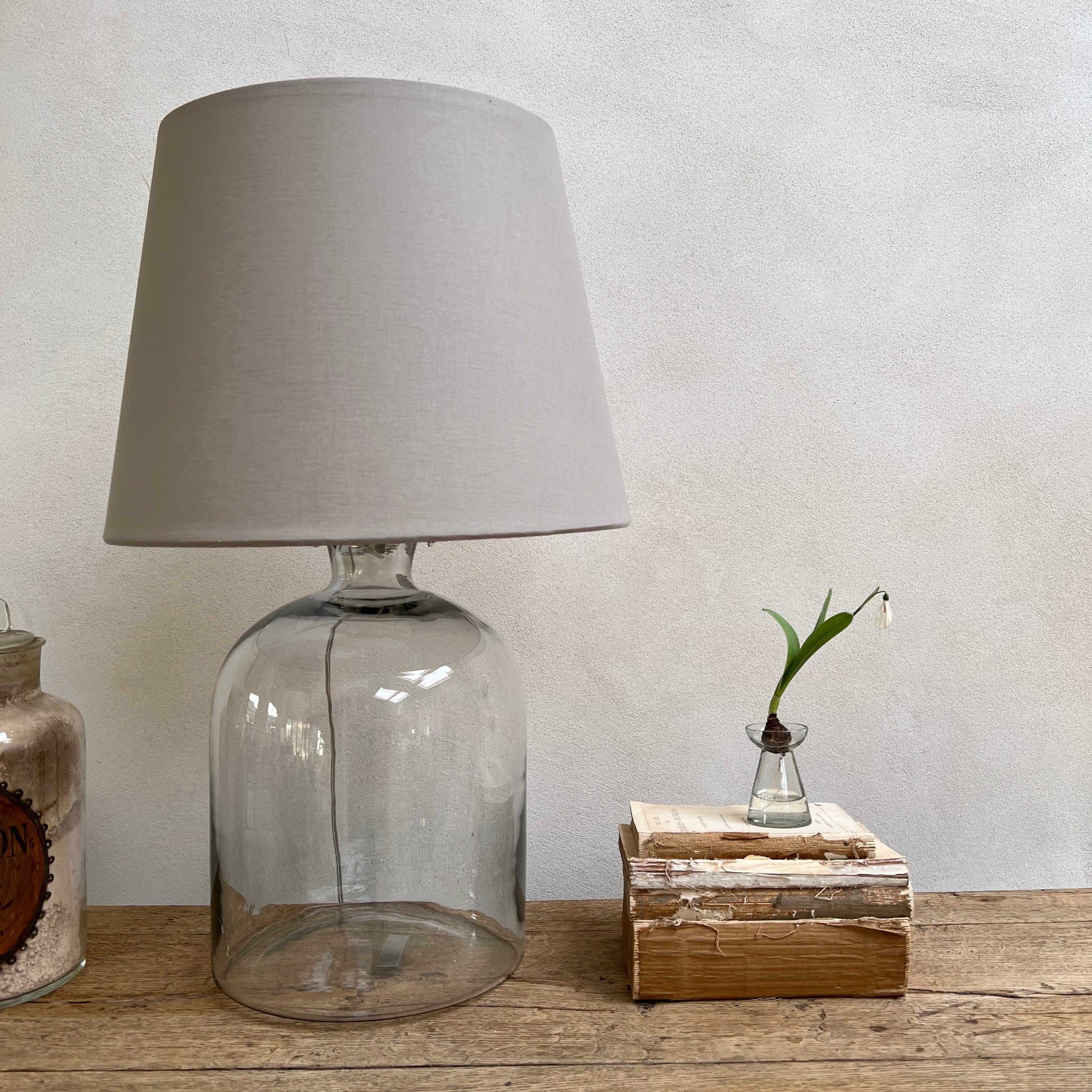 Clear Glass Table Lamp | Base only - Image 3