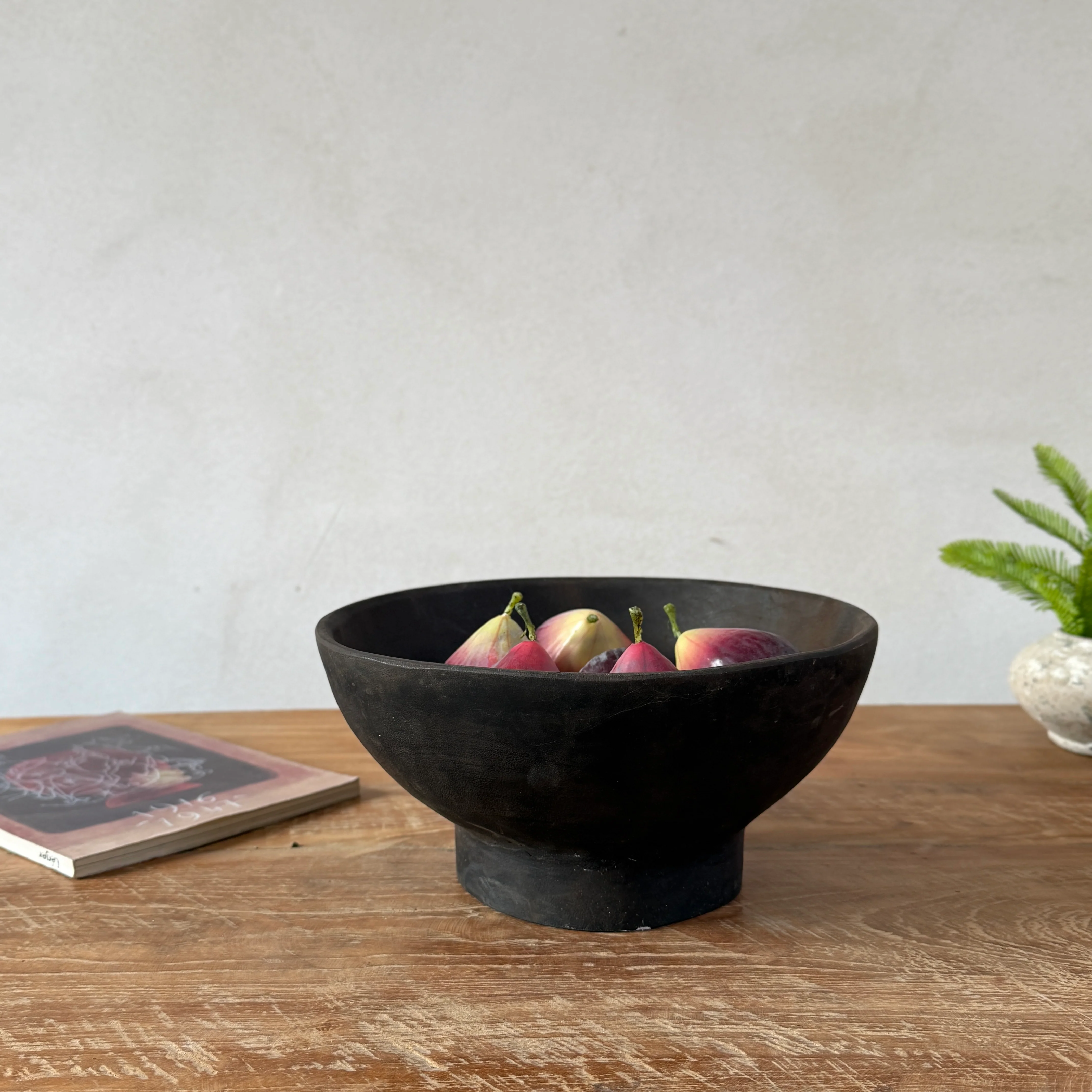 Dark Ironwood turned bowl 24cm - Image 6