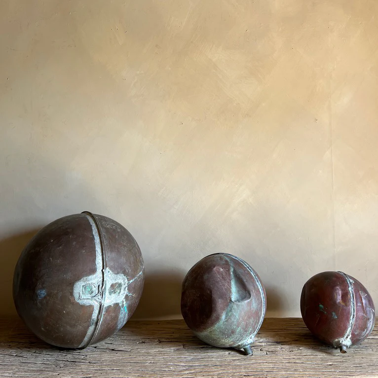 Decorative Copper Ball Set - Image 3