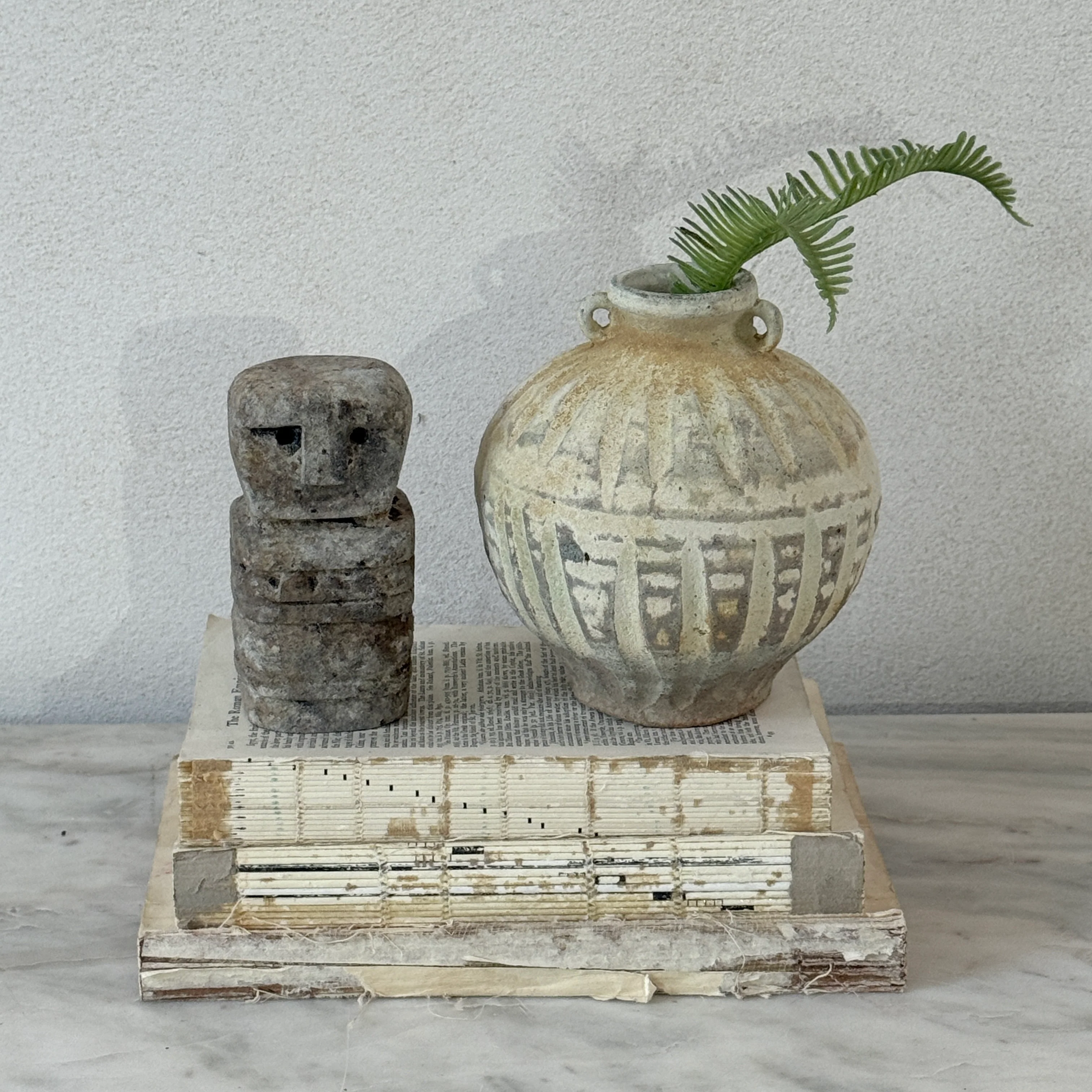 Decorative stone Sumba statue  | Small