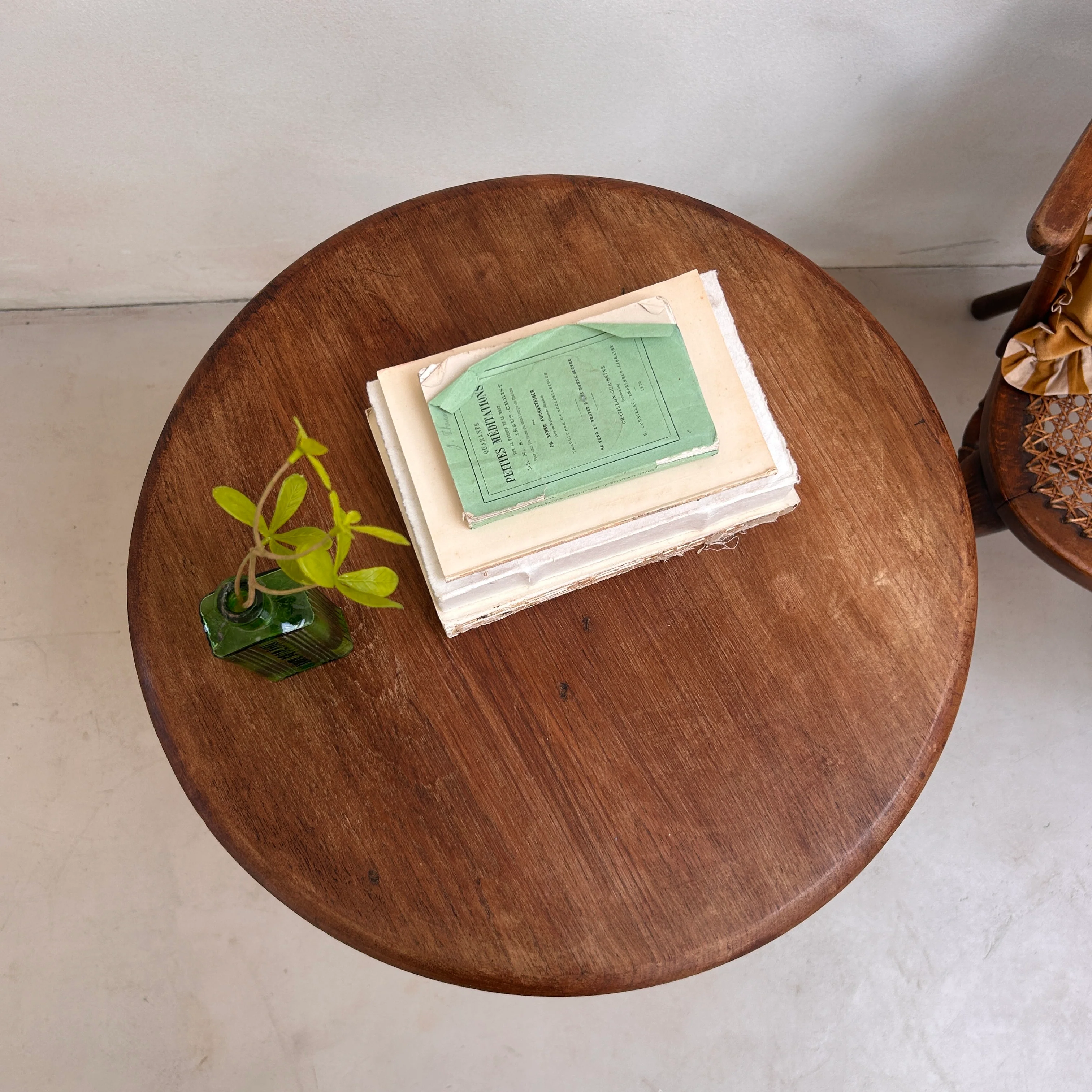 English Antique dark wood side table | Joko - Image 2