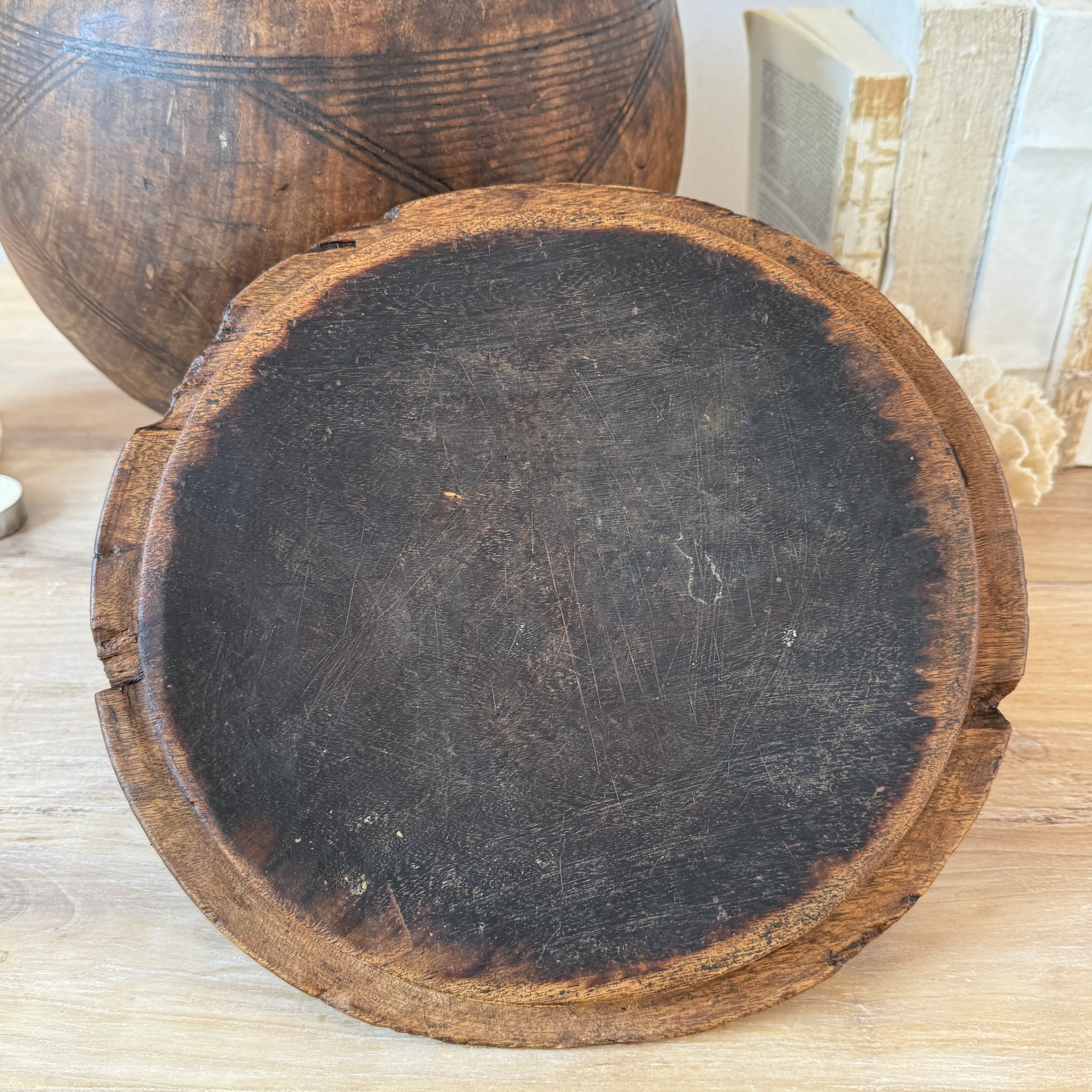 Etched Antique Moroccan Lidded Pot - Image 14