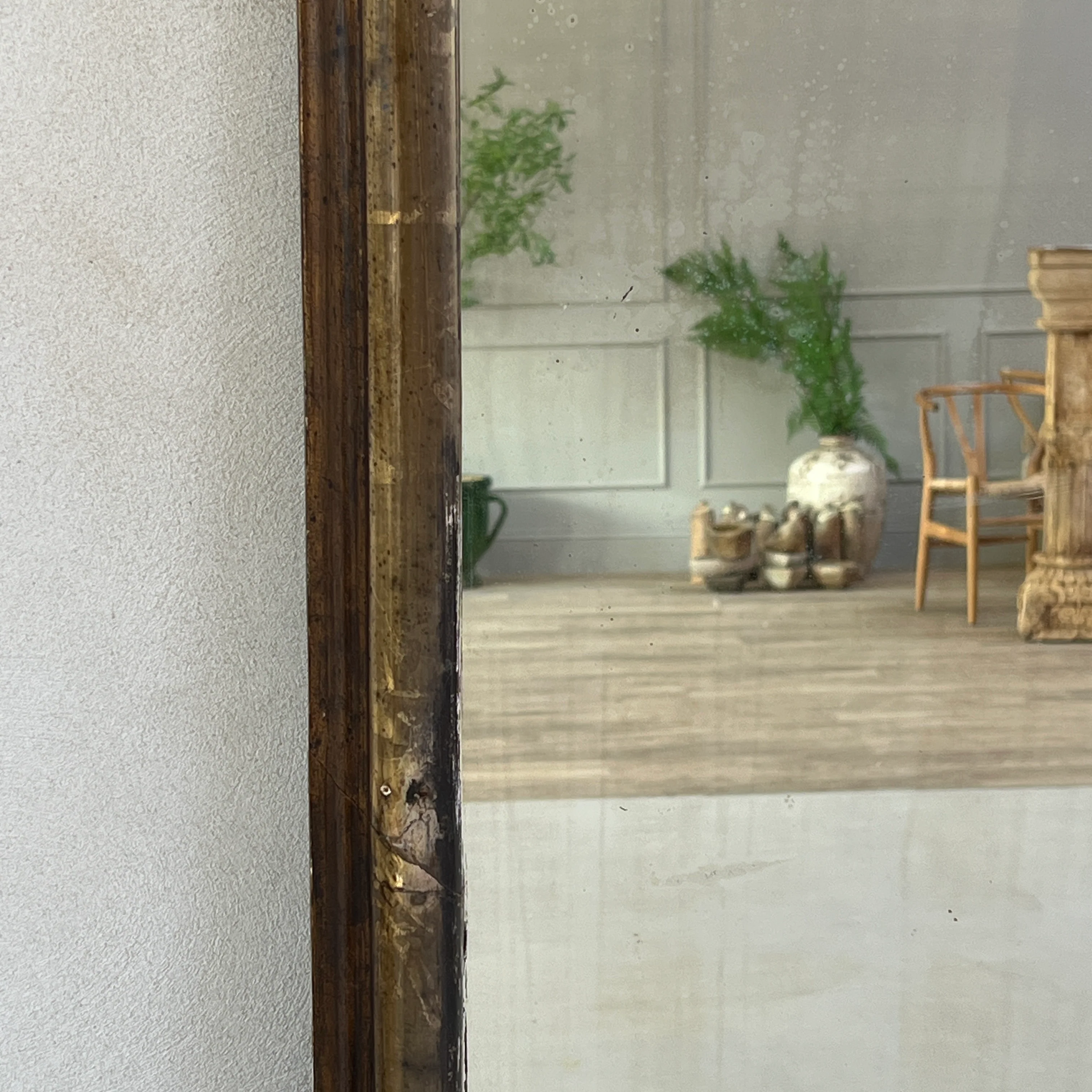 Extra Large Antique French Mirror Elizabeth - Image 5