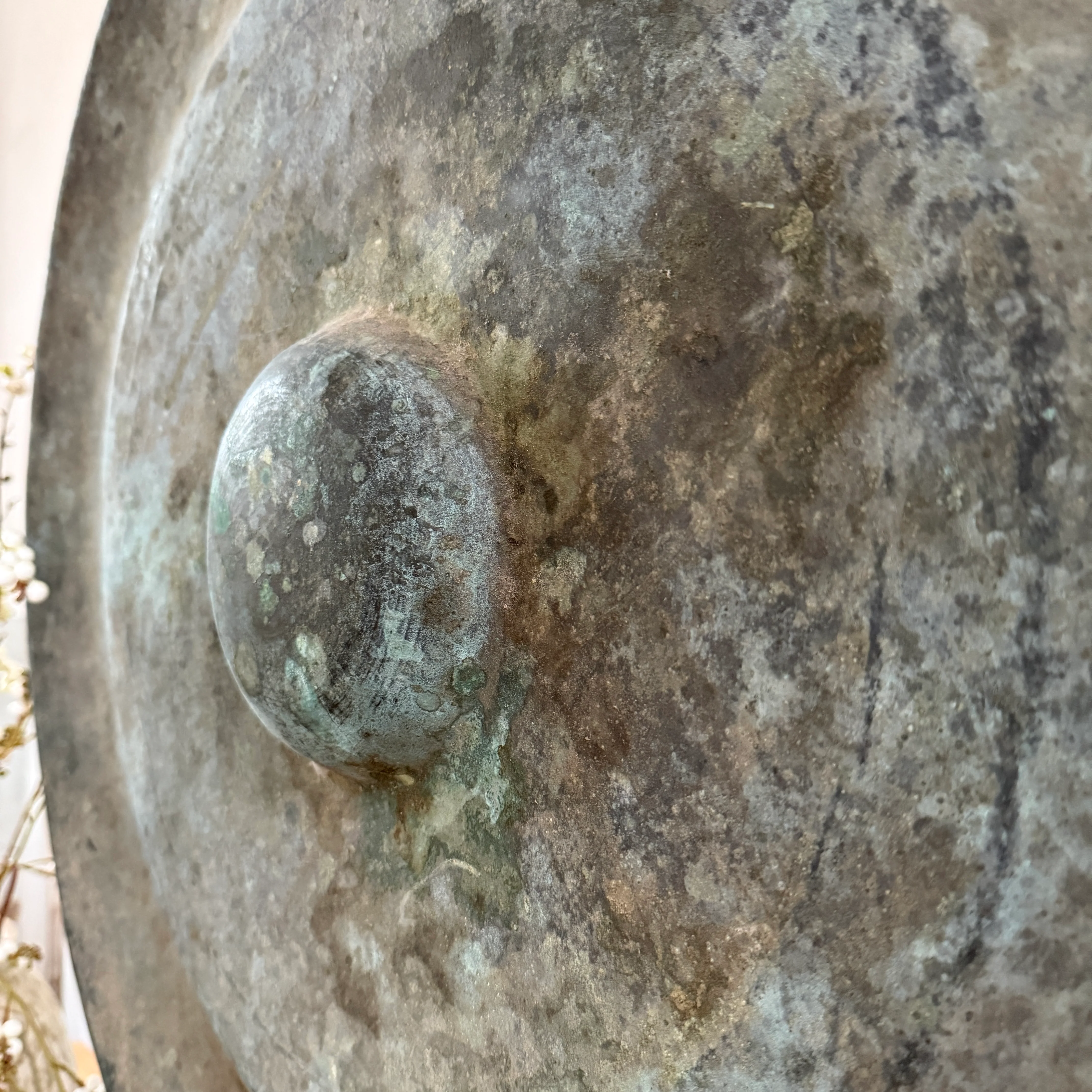 Extra Large Antique Gong on Stand | Sulawesi - Image 8