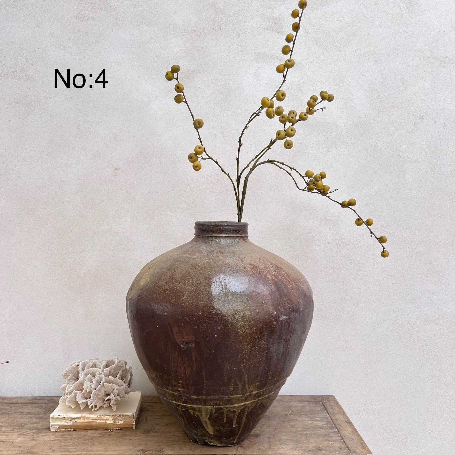 Extra Large Antique Green Preserve Pot | Leonora - Image 12