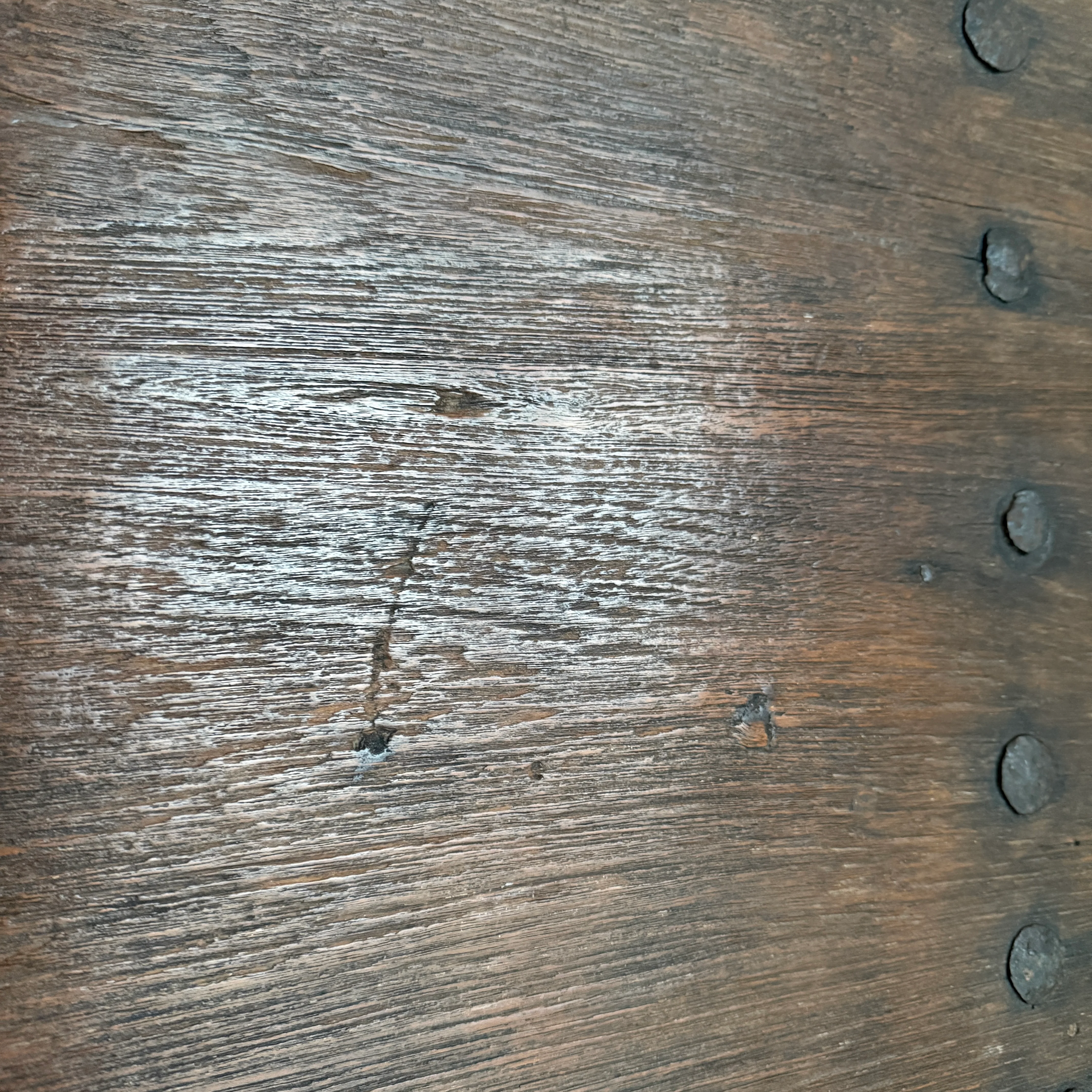 Extra large dark antique door coffee table Orlando - Image 5