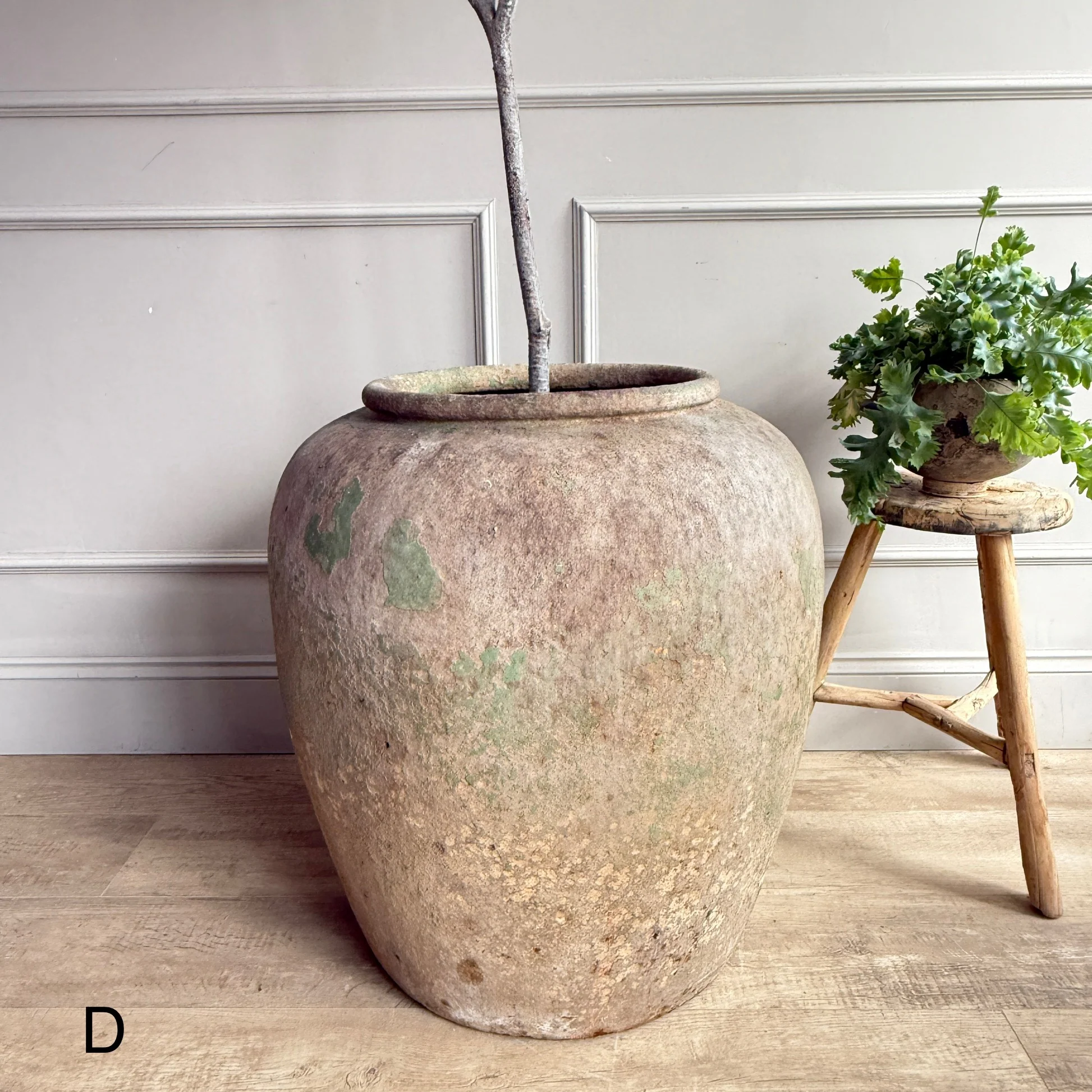 Extra Large Jade Antique Urn - Image 11