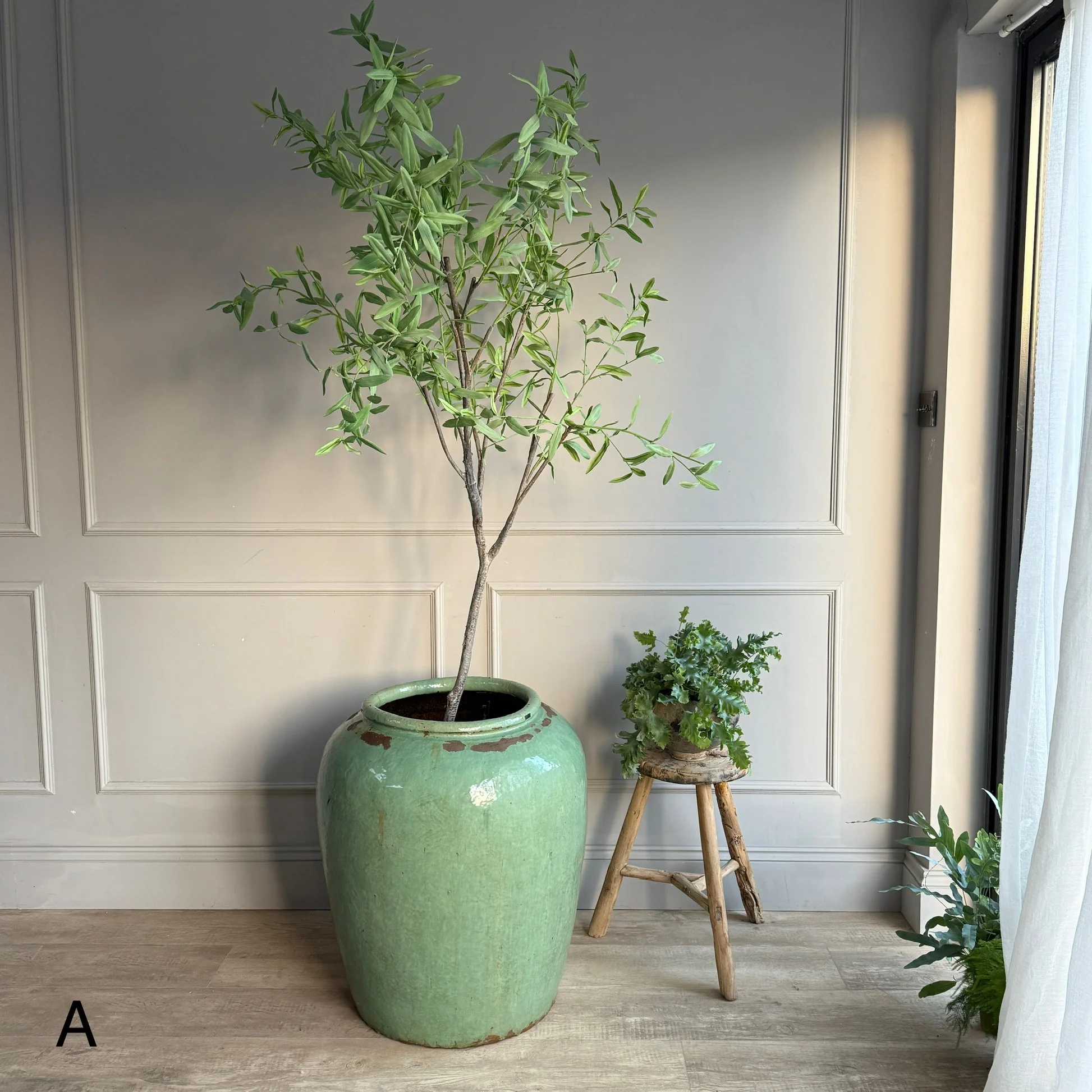 Extra Large Jade Antique Urn - Image 2